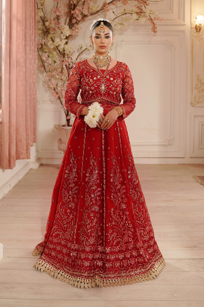 Maryams | Tabeer Luxury Collection | Samira XS Red Net