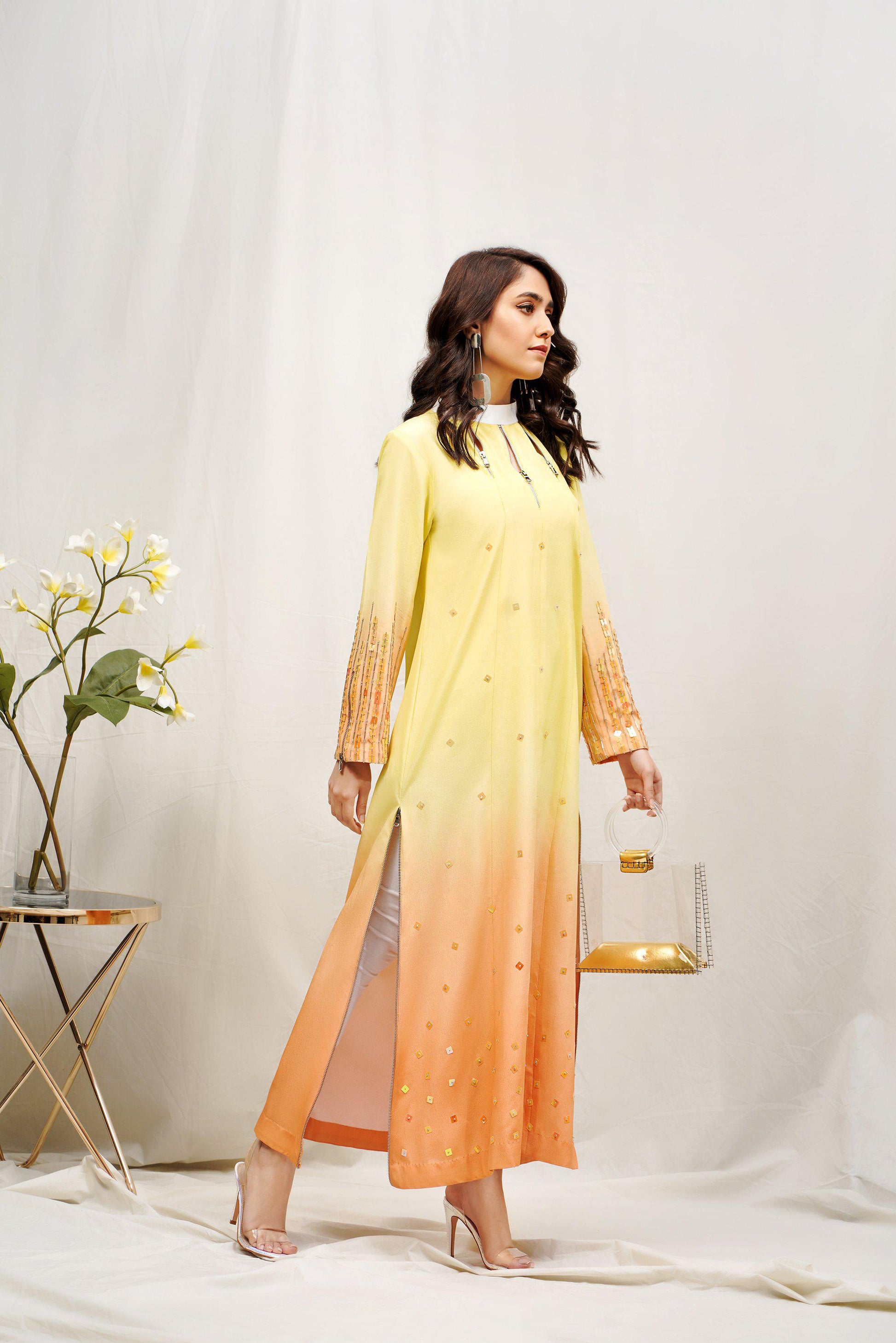 Hana | Rococo Ready to Wear | Tuscan Sunset- (ROCOB- 03) S Yellow Grip