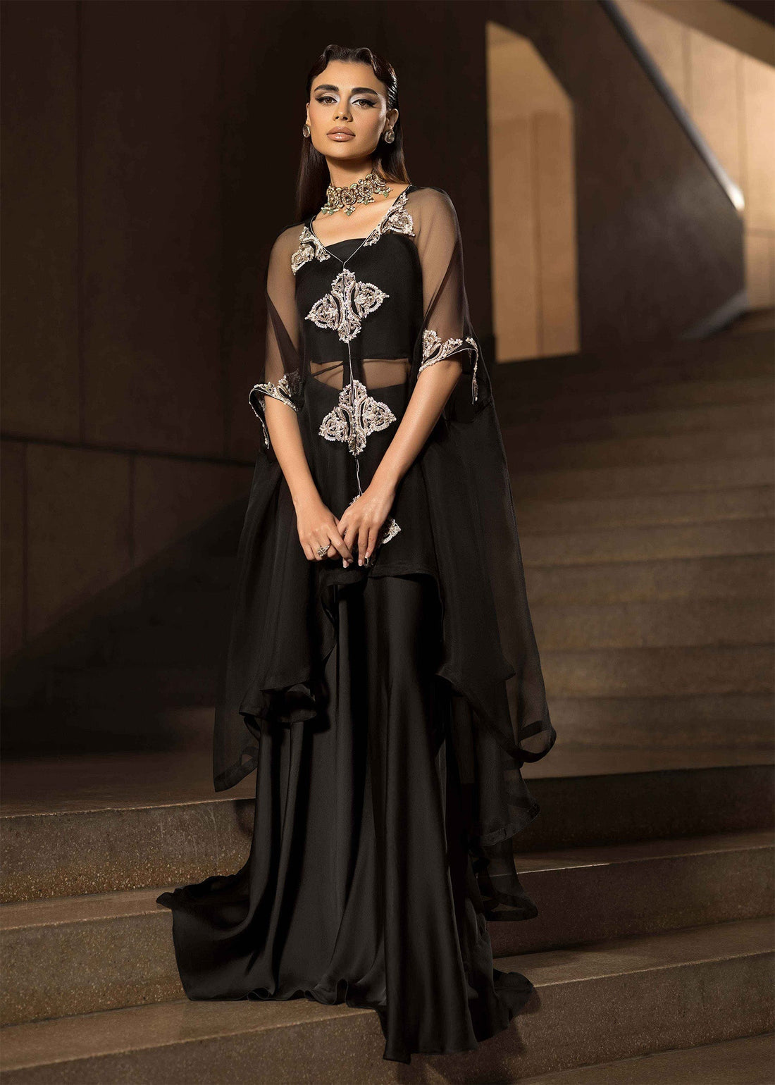 Mahum Asad | Dream a Little Dream of Me | Spark XS Black Organza