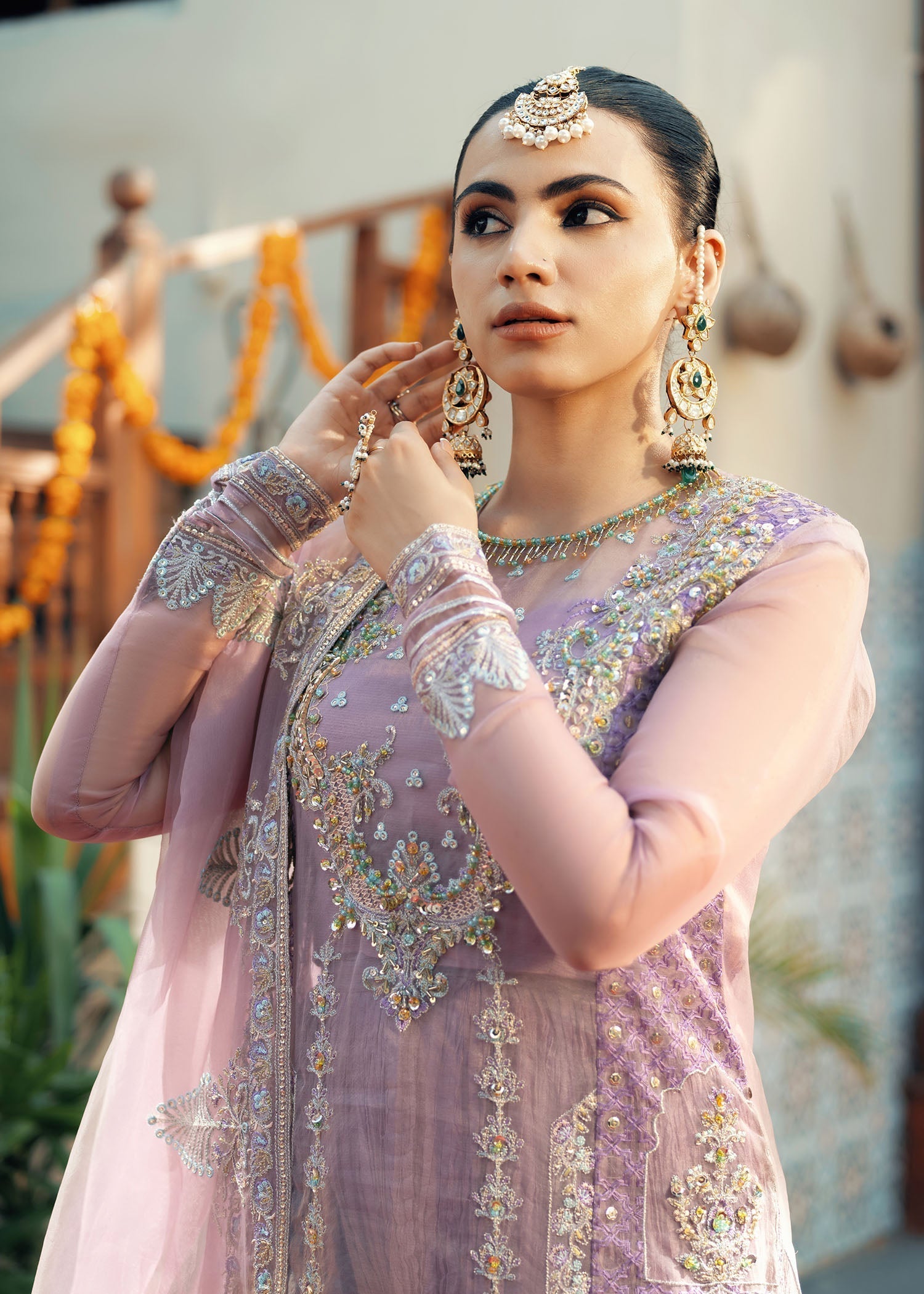 Jamnii | Noor e Nazakat | Arzoo L Soft Lilac Organza