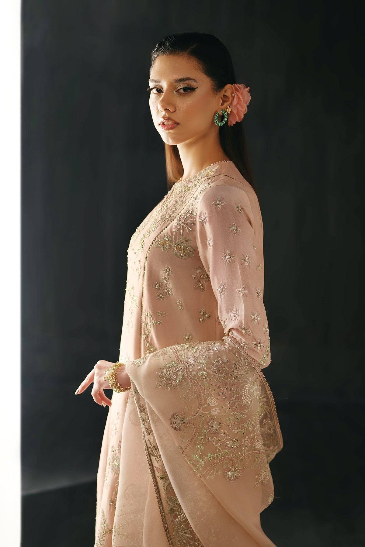 Nyra | Silk Pret A Porter 25 | Zoe - Pakistani Designer Dress - by Nyra | Type: Ladies Clothes - 100% Original at Saira Sultan