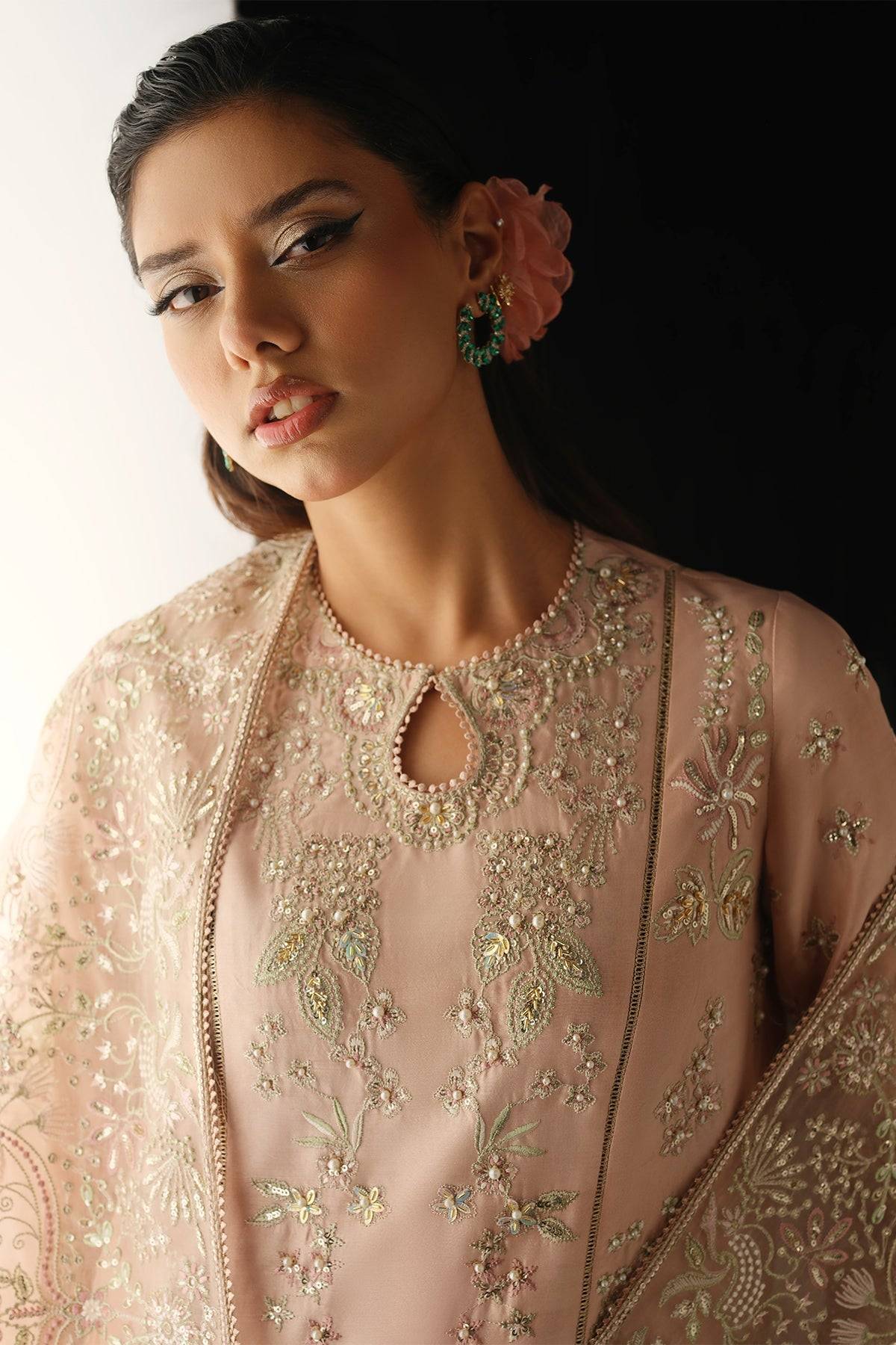 Nyra | Silk Pret A Porter 25 | Zoe - Pakistani Designer Dress - by Nyra | Type: Ladies Clothes - 100% Original at Saira Sultan