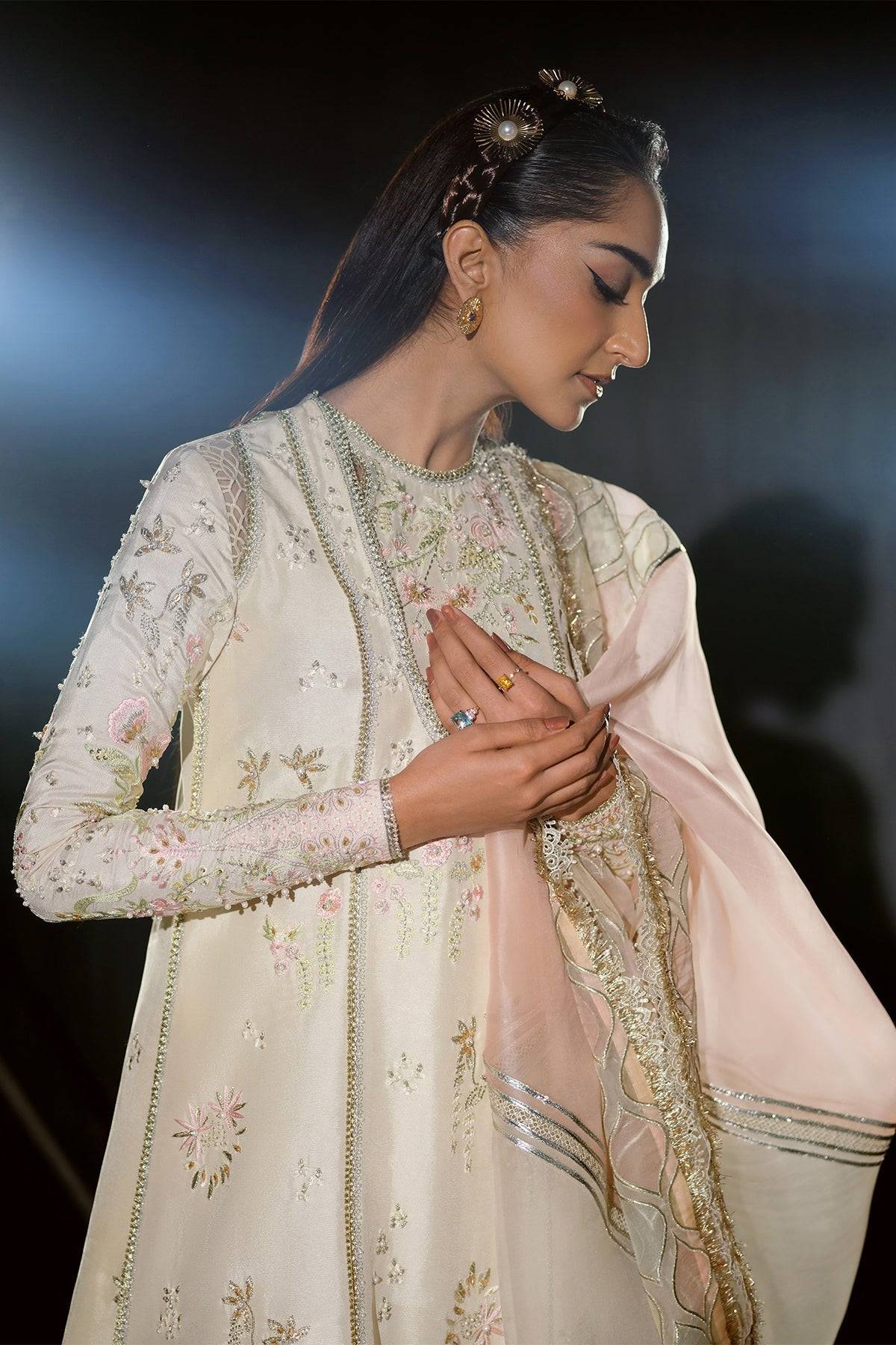 Nyra | Silk Pret A Porter 25 | Heer - Pakistani Designer Dress - by Nyra | Type: Ladies Clothes - 100% Original at Saira Sultan