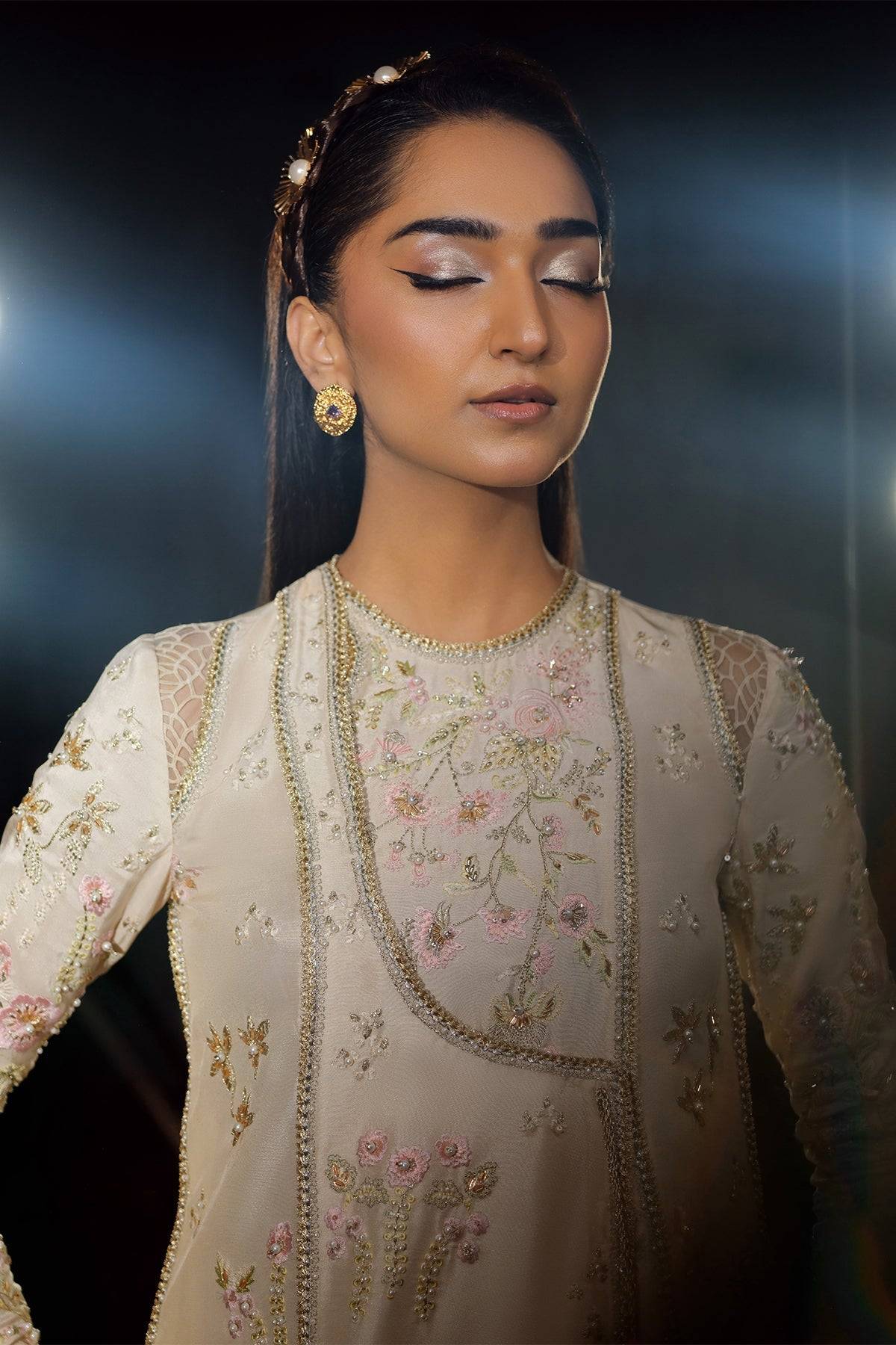Nyra | Silk Pret A Porter 25 | Heer - Pakistani Designer Dress - by Nyra | Type: Ladies Clothes - 100% Original at Saira Sultan