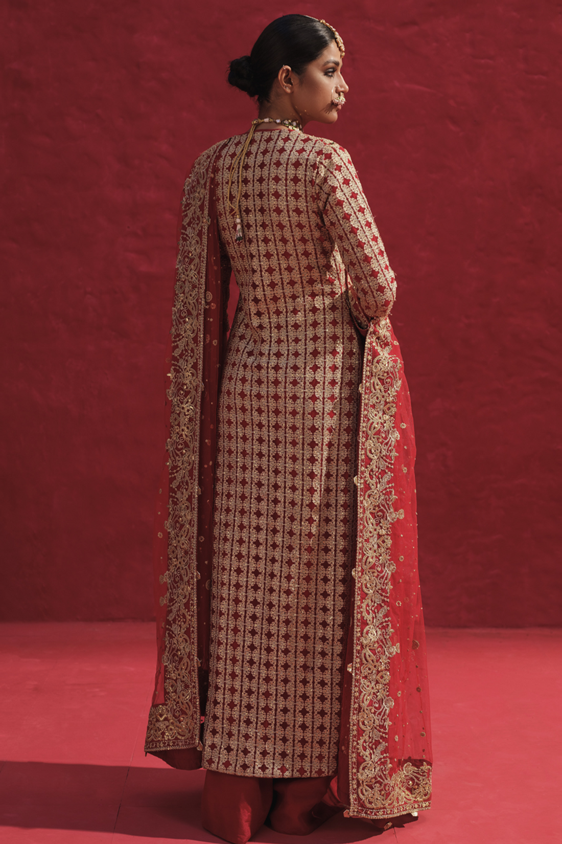 Erum Khan | Laal Rang | NIGAAR - Pakistani Designer Dress - by Erum Khan | Type: Bridal - 100% Original at Saira Sultan