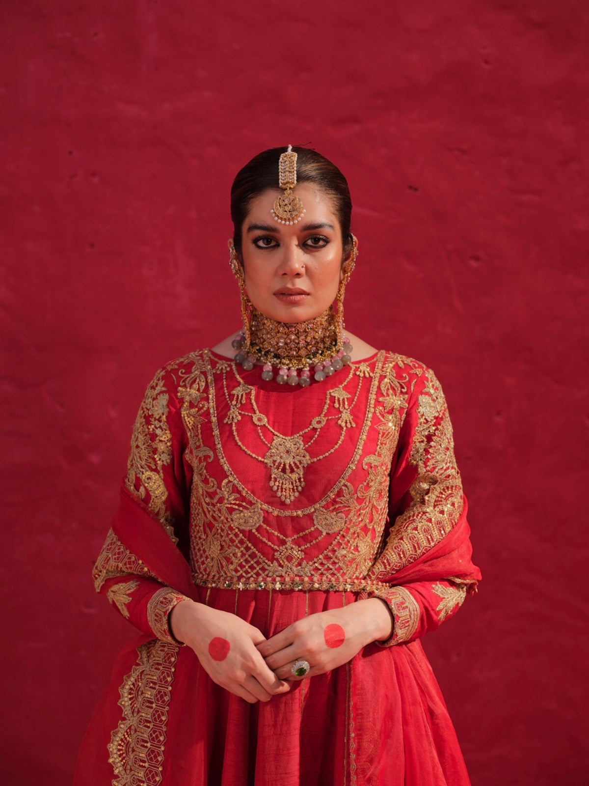 Erum Khan | Laal Rang | BABRA - Pakistani Designer Dress - by Erum Khan | Type: Bridal - 100% Original at Saira Sultan
