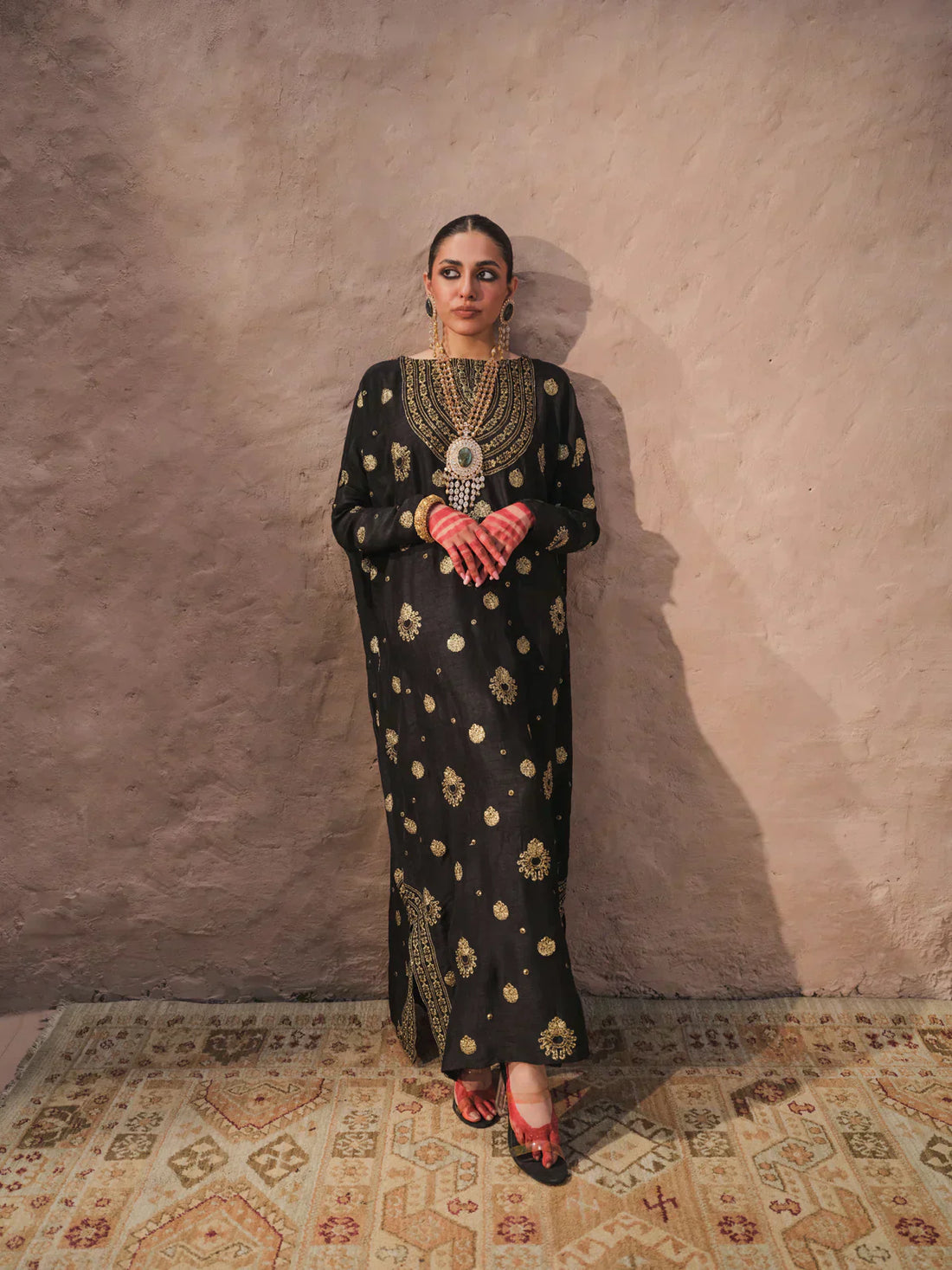 Erum Khan | Shab Siyah 23 | Chandni - Pakistani Designer Dress - by Erum Khan | Type: Formal - 100% Original at Saira Sultan