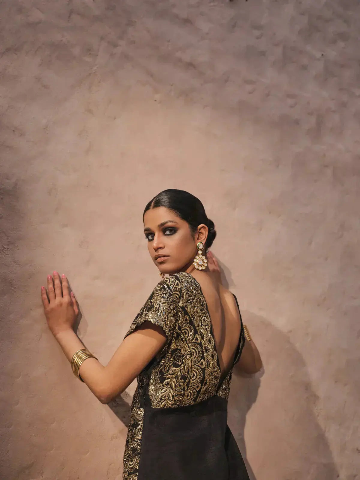 Erum Khan | Shab Siyah 23 | Seraab - Pakistani Designer Dress - by Erum Khan | Type: Formal - 100% Original at Saira Sultan