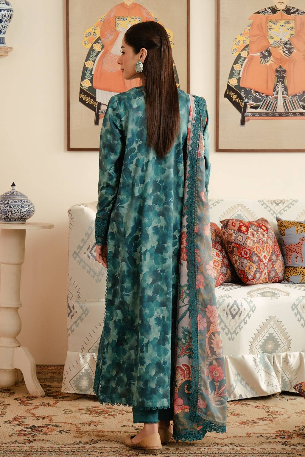 Afrozeh | Malina Lawn Collection| Ceila - Pakistani Designer Dress - by Afrozeh | Type: Luxury - 100% Original at Saira Sultan