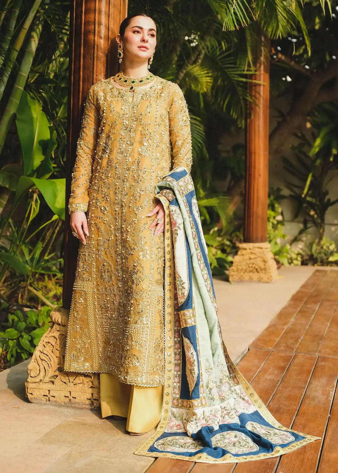 Saira Shakira | Wedding Collection 24 | Marigold - Pakistani Designer Dress - by Saira Shakira | Type: Bridal - 100% Original at Saira Sultan