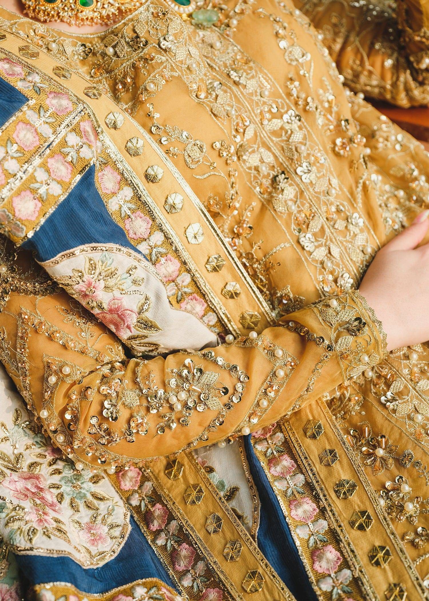 Saira Shakira | Wedding Collection 24 | Marigold - Pakistani Designer Dress - by Saira Shakira | Type: Bridal - 100% Original at Saira Sultan