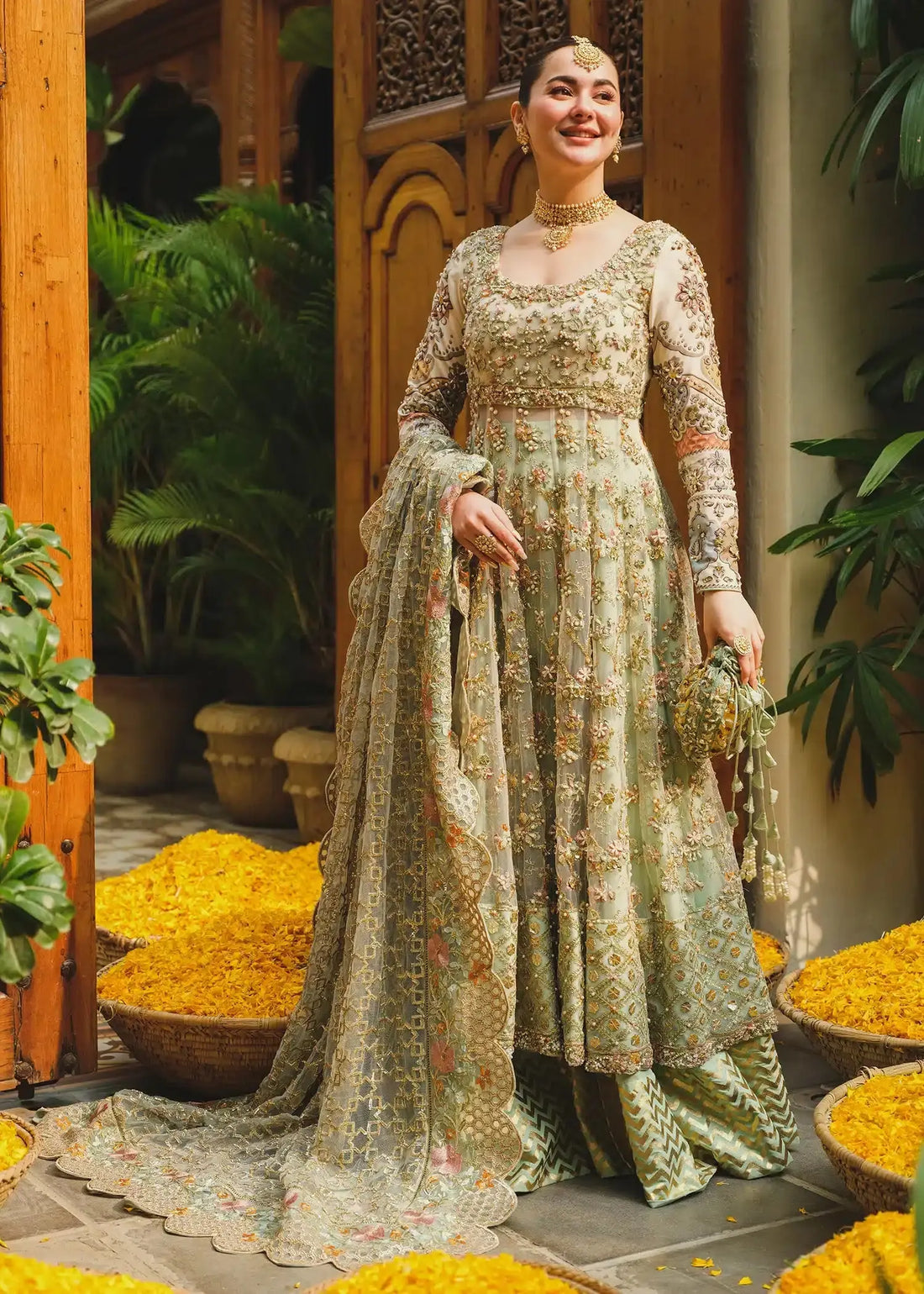 Saira Shakira | Wedding Collection 24 | Taupe - Pakistani Designer Dress - by Saira Shakira | Type: Bridal - 100% Original at Saira Sultan