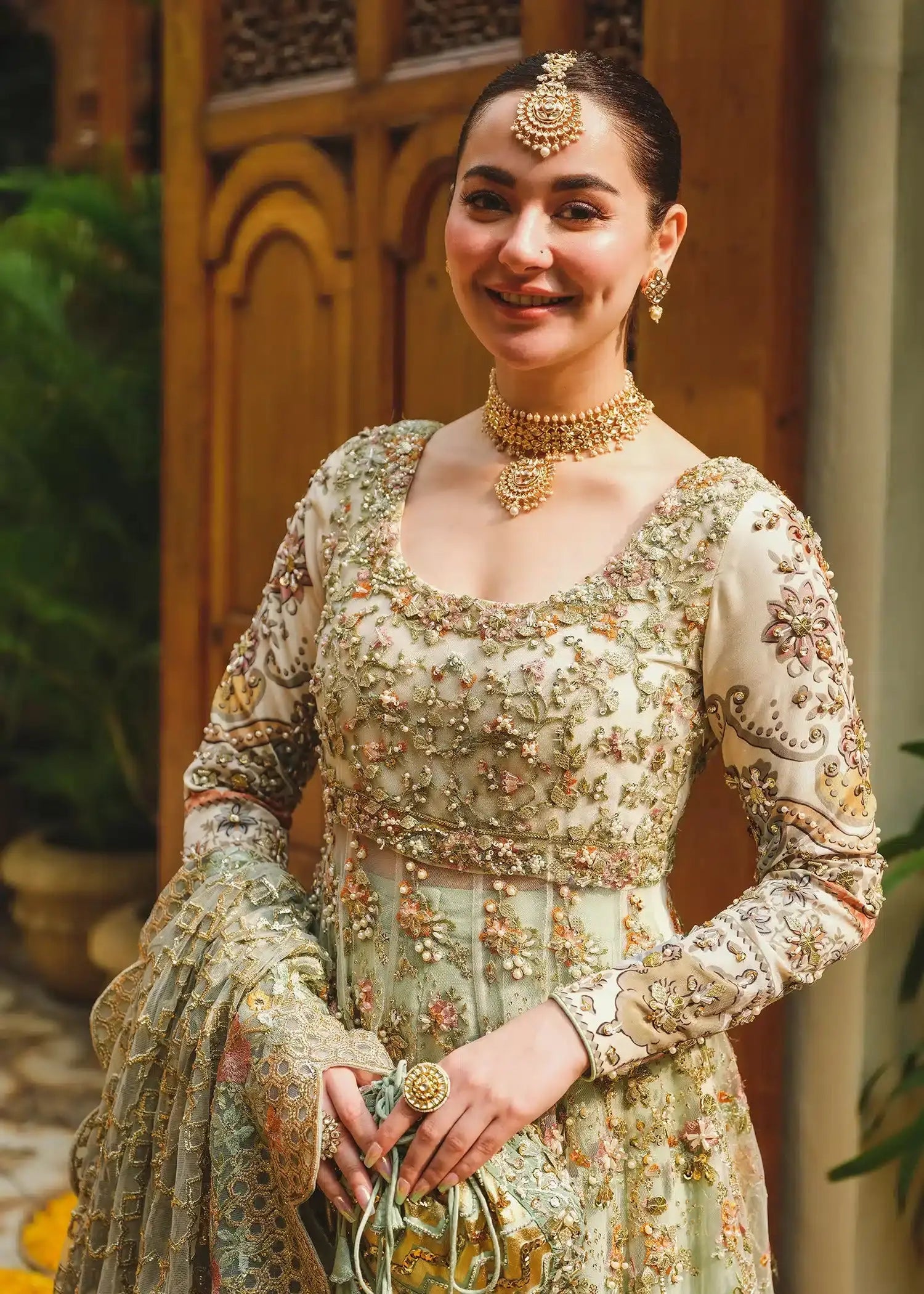 Saira Shakira | Wedding Collection 24 | Taupe - Pakistani Designer Dress - by Saira Shakira | Type: Bridal - 100% Original at Saira Sultan