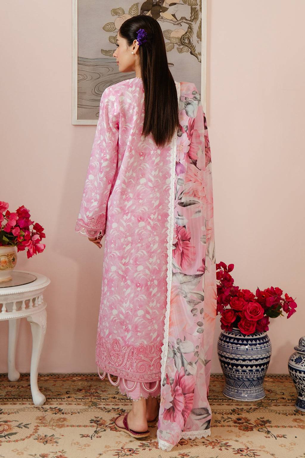 Afrozeh | Malina Lawn Collection| Ezra - Pakistani Designer Dress - by Afrozeh | Type: Luxury - 100% Original at Saira Sultan