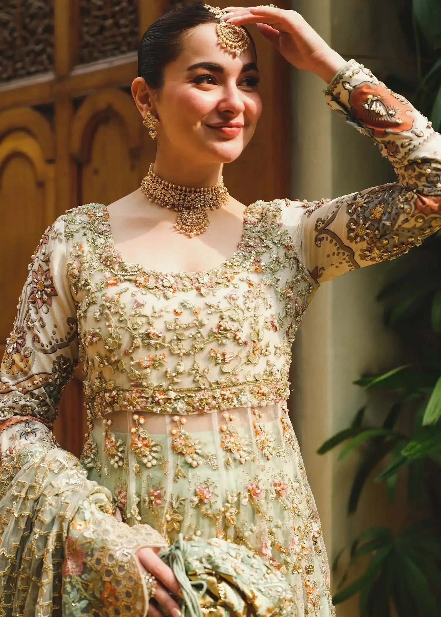 Saira Shakira | Wedding Collection 24 | Taupe - Pakistani Designer Dress - by Saira Shakira | Type: Bridal - 100% Original at Saira Sultan