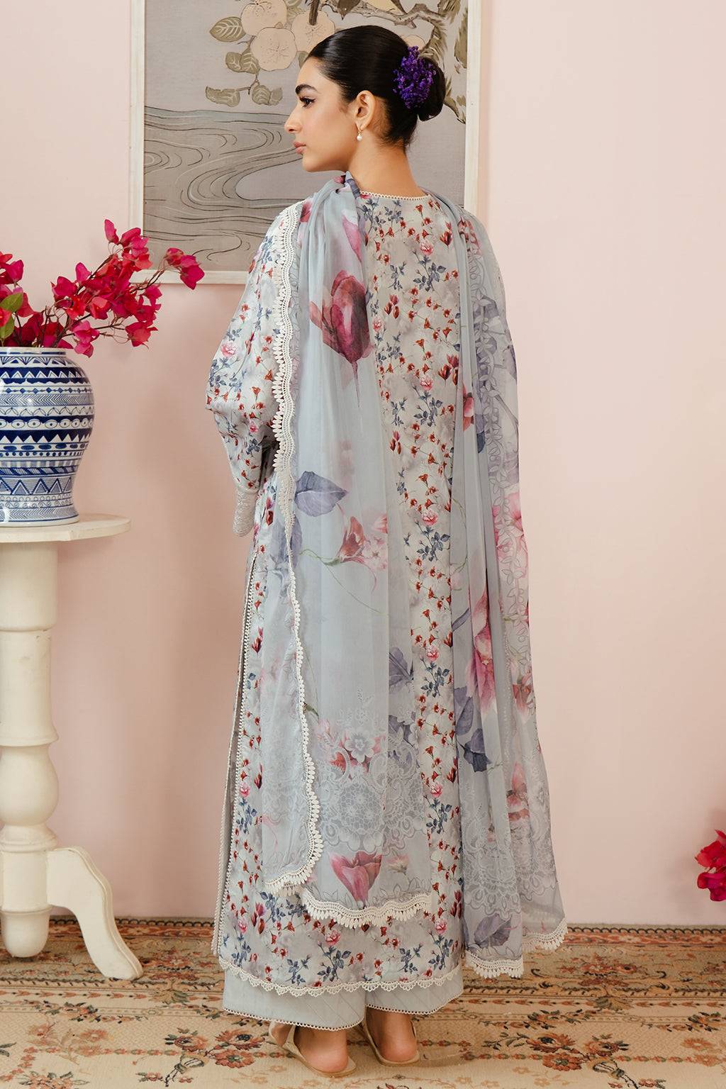 Afrozeh | Malina Lawn Collection| Evora - Pakistani Designer Dress - by Afrozeh | Type: Luxury - 100% Original at Saira Sultan