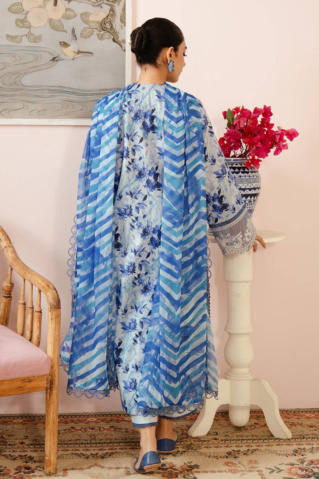 Afrozeh | Malina Lawn Collection| Merial - Pakistani Designer Dress - by Afrozeh | Type: Luxury - 100% Original at Saira Sultan