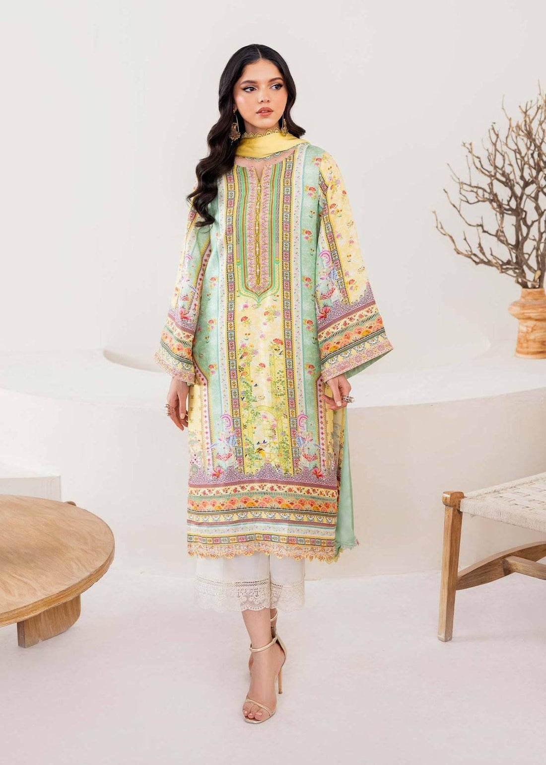 Kanwal Malik | Rosalia Silk Eid 25 | Mira - Pakistani Designer Dress - by Kanwal Malik | Type: Ladies Clothes - 100% Original at Saira Sultan