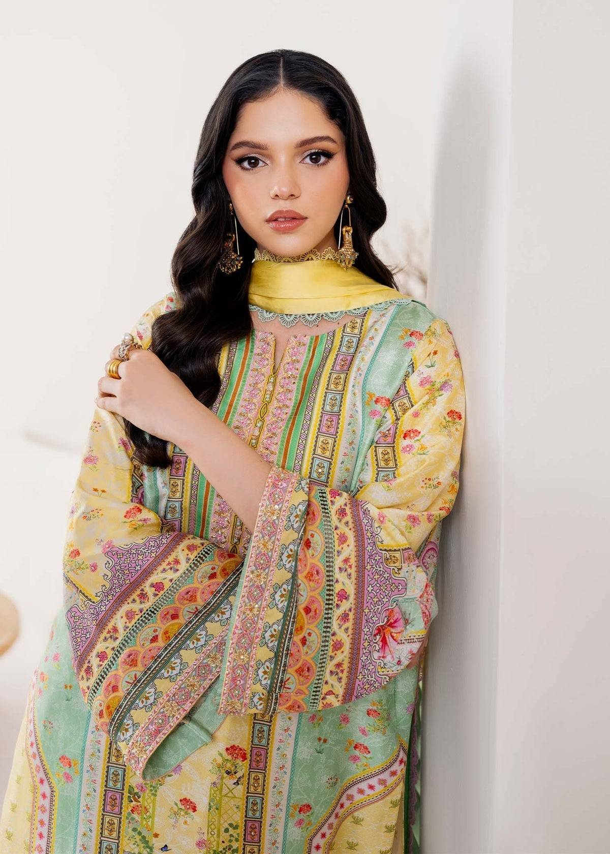 Kanwal Malik | Rosalia Silk Eid 25 | Mira - Pakistani Designer Dress - by Kanwal Malik | Type: Ladies Clothes - 100% Original at Saira Sultan