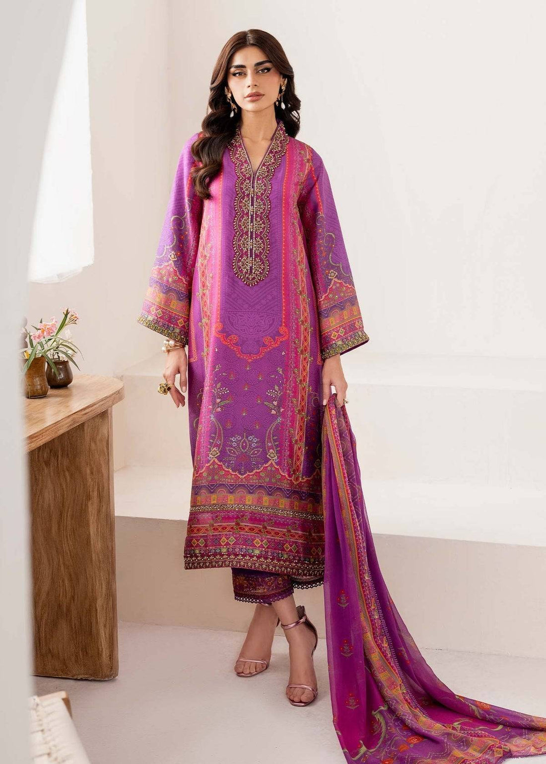 Kanwal Malik | Rosalia Silk Eid 25 | Giana - Pakistani Designer Dress - by Kanwal Malik | Type: Ladies Clothes - 100% Original at Saira Sultan