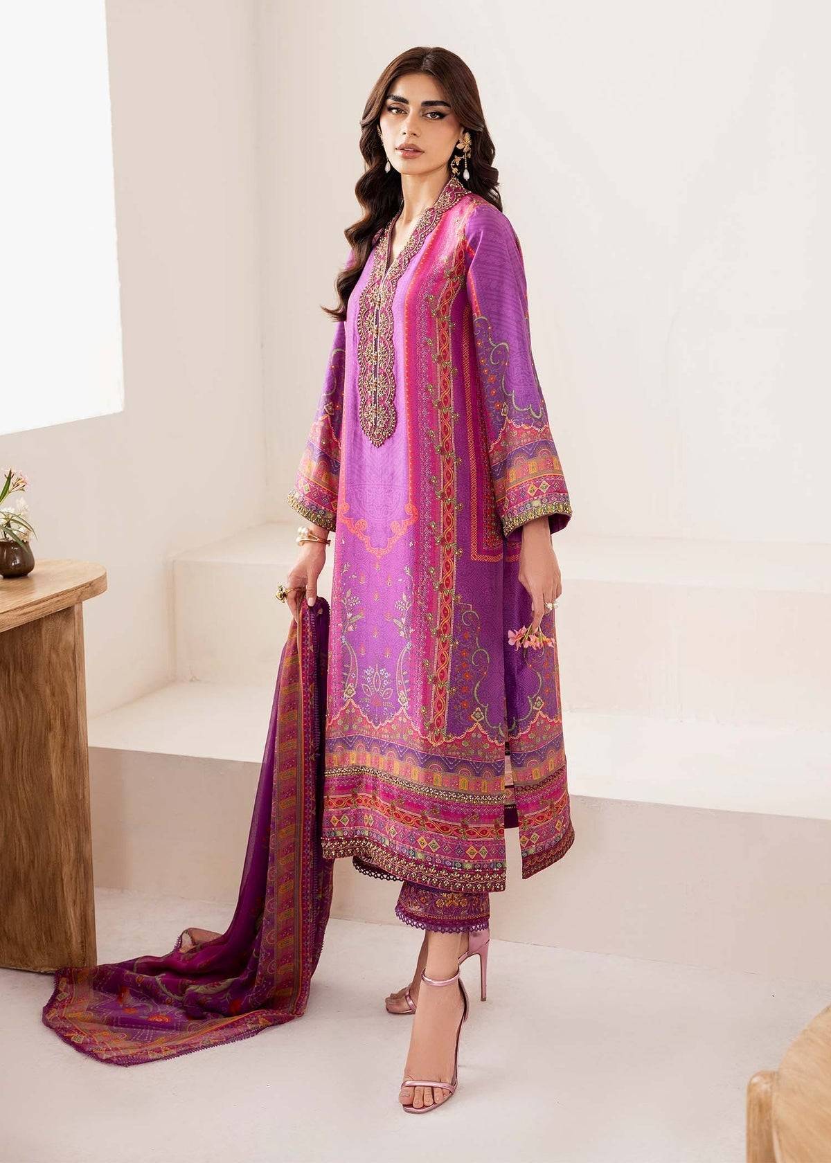 Kanwal Malik | Rosalia Silk Eid 25 | Giana - Pakistani Designer Dress - by Kanwal Malik | Type: Ladies Clothes - 100% Original at Saira Sultan