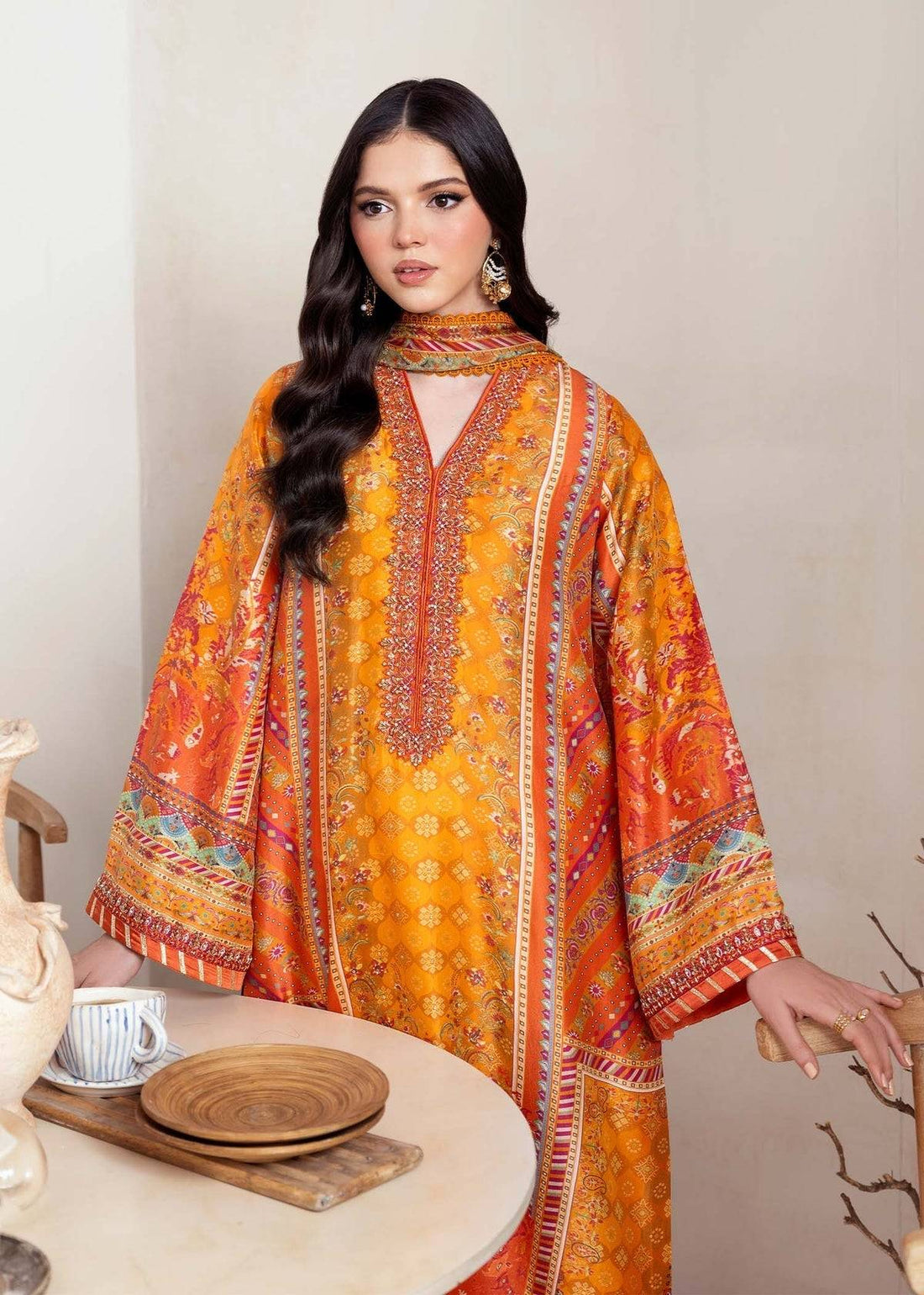 Kanwal Malik | Rosalia Silk Eid 25 | Maesha - Pakistani Designer Dress - by Kanwal Malik | Type: Ladies Clothes - 100% Original at Saira Sultan