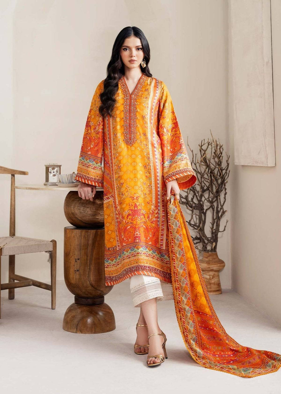Kanwal Malik | Rosalia Silk Eid 25 | Maesha - Pakistani Designer Dress - by Kanwal Malik | Type: Ladies Clothes - 100% Original at Saira Sultan