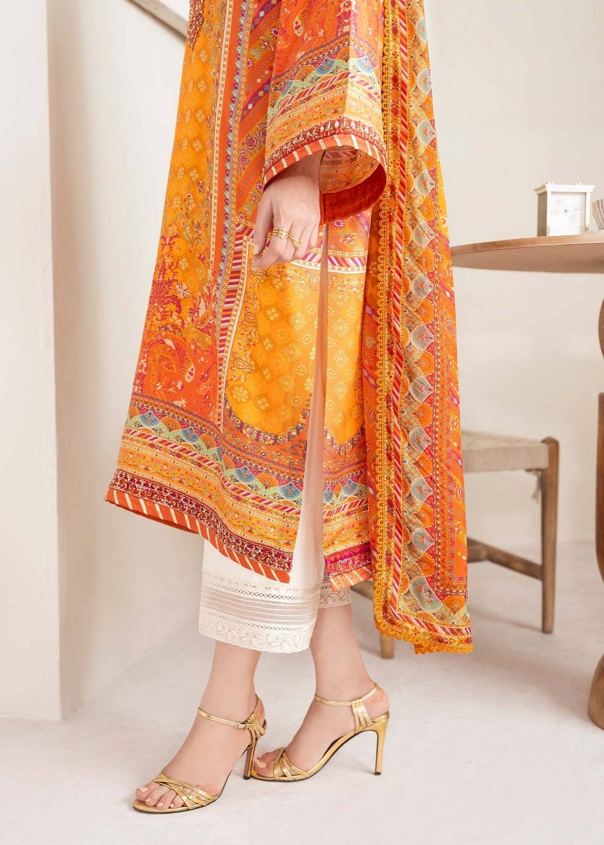 Kanwal Malik | Rosalia Silk Eid 25 | Maesha - Pakistani Designer Dress - by Kanwal Malik | Type: Ladies Clothes - 100% Original at Saira Sultan