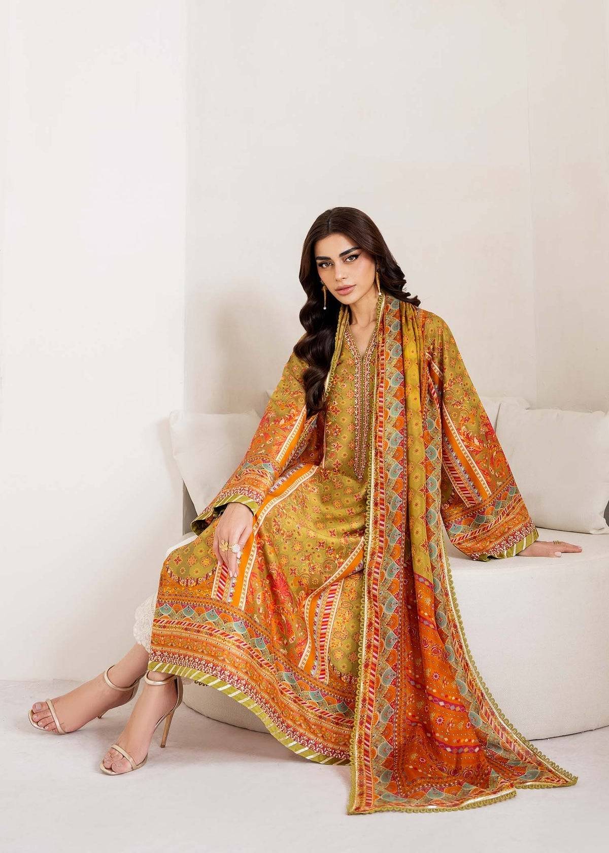 Kanwal Malik | Rosalia Silk Eid 25 | Elise - Pakistani Designer Dress - by Kanwal Malik | Type: Ladies Clothes - 100% Original at Saira Sultan