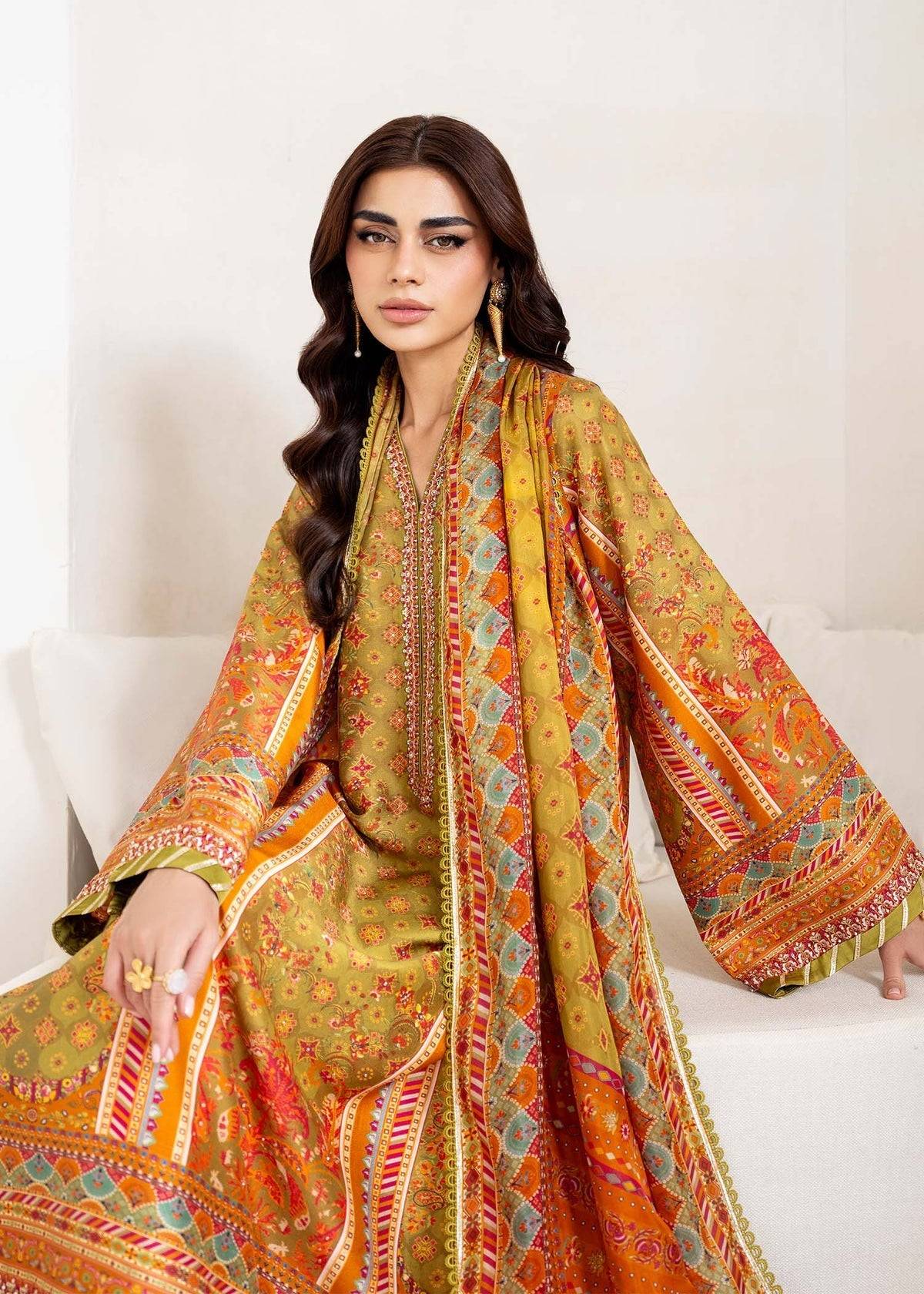 Kanwal Malik | Rosalia Silk Eid 25 | Elise - Pakistani Designer Dress - by Kanwal Malik | Type: Ladies Clothes - 100% Original at Saira Sultan