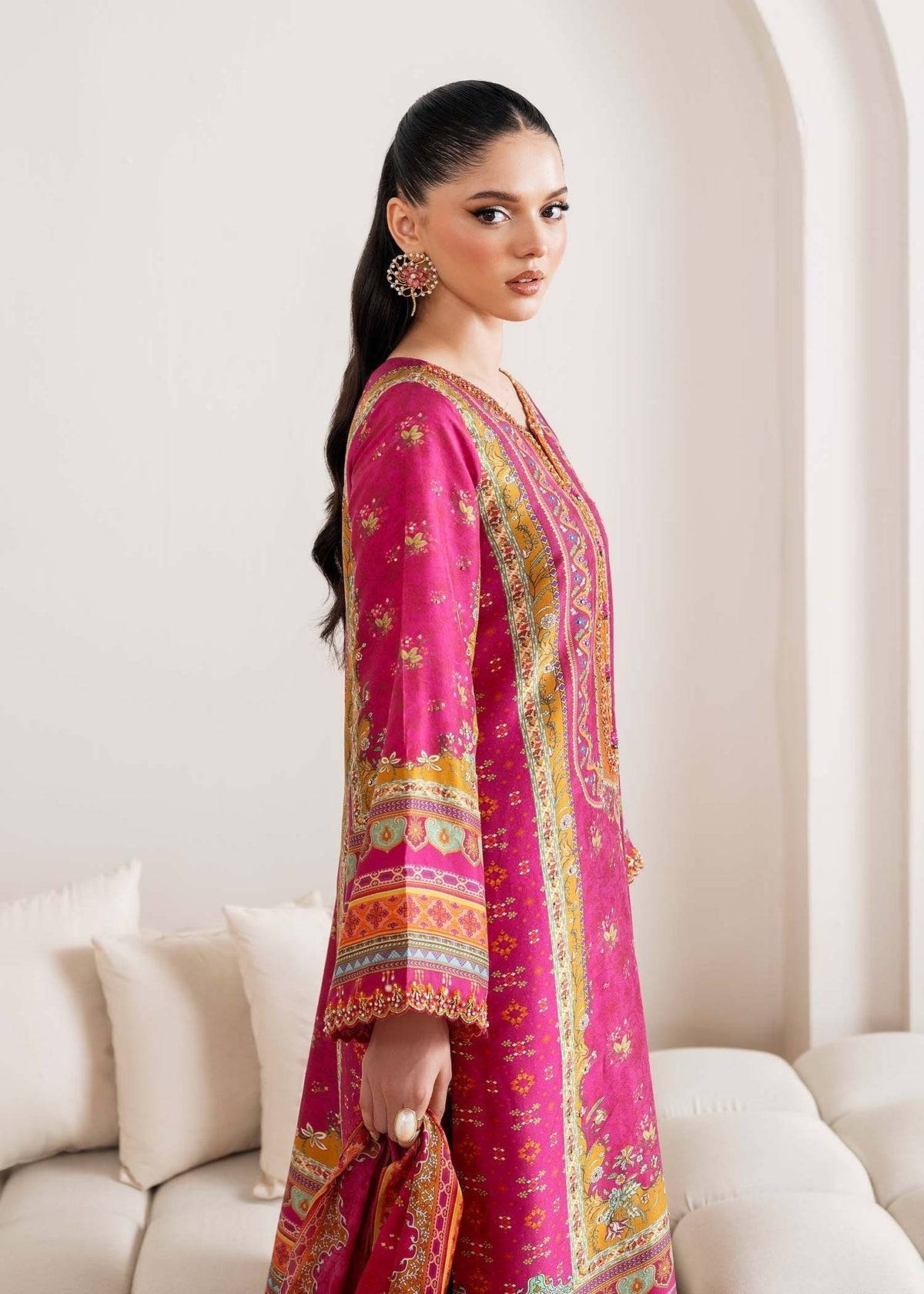 Kanwal Malik | Rosalia Silk Eid 25 | Sylvie - Pakistani Designer Dress - by Kanwal Malik | Type: Ladies Clothes - 100% Original at Saira Sultan