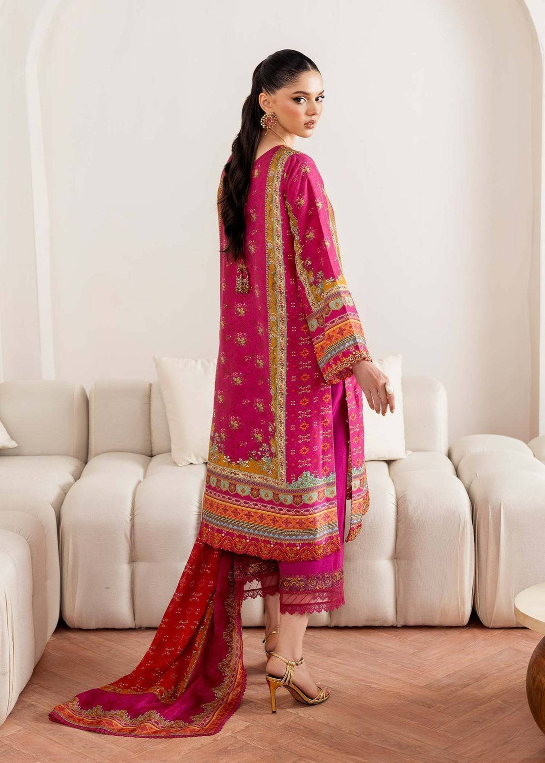 Kanwal Malik | Rosalia Silk Eid 25 | Sylvie - Pakistani Designer Dress - by Kanwal Malik | Type: Ladies Clothes - 100% Original at Saira Sultan