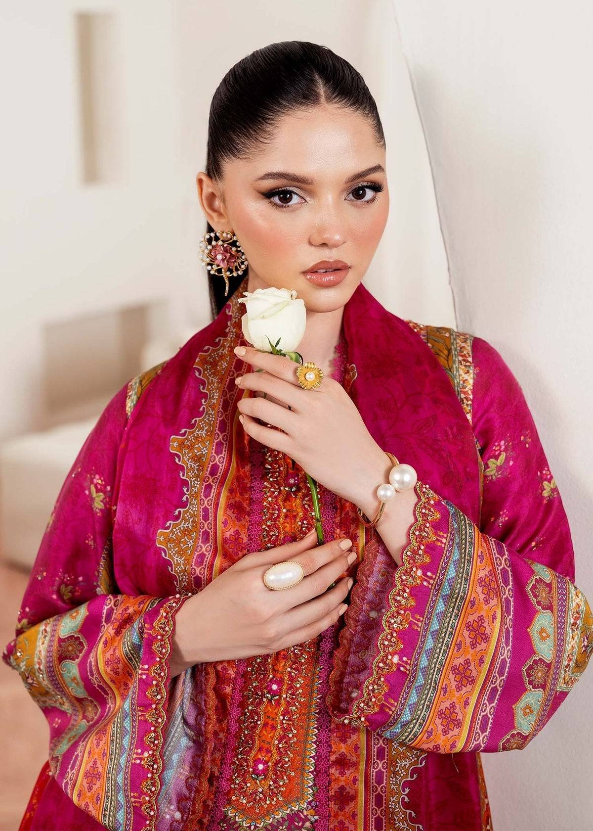 Kanwal Malik | Rosalia Silk Eid 25 | Sylvie - Pakistani Designer Dress - by Kanwal Malik | Type: Ladies Clothes - 100% Original at Saira Sultan