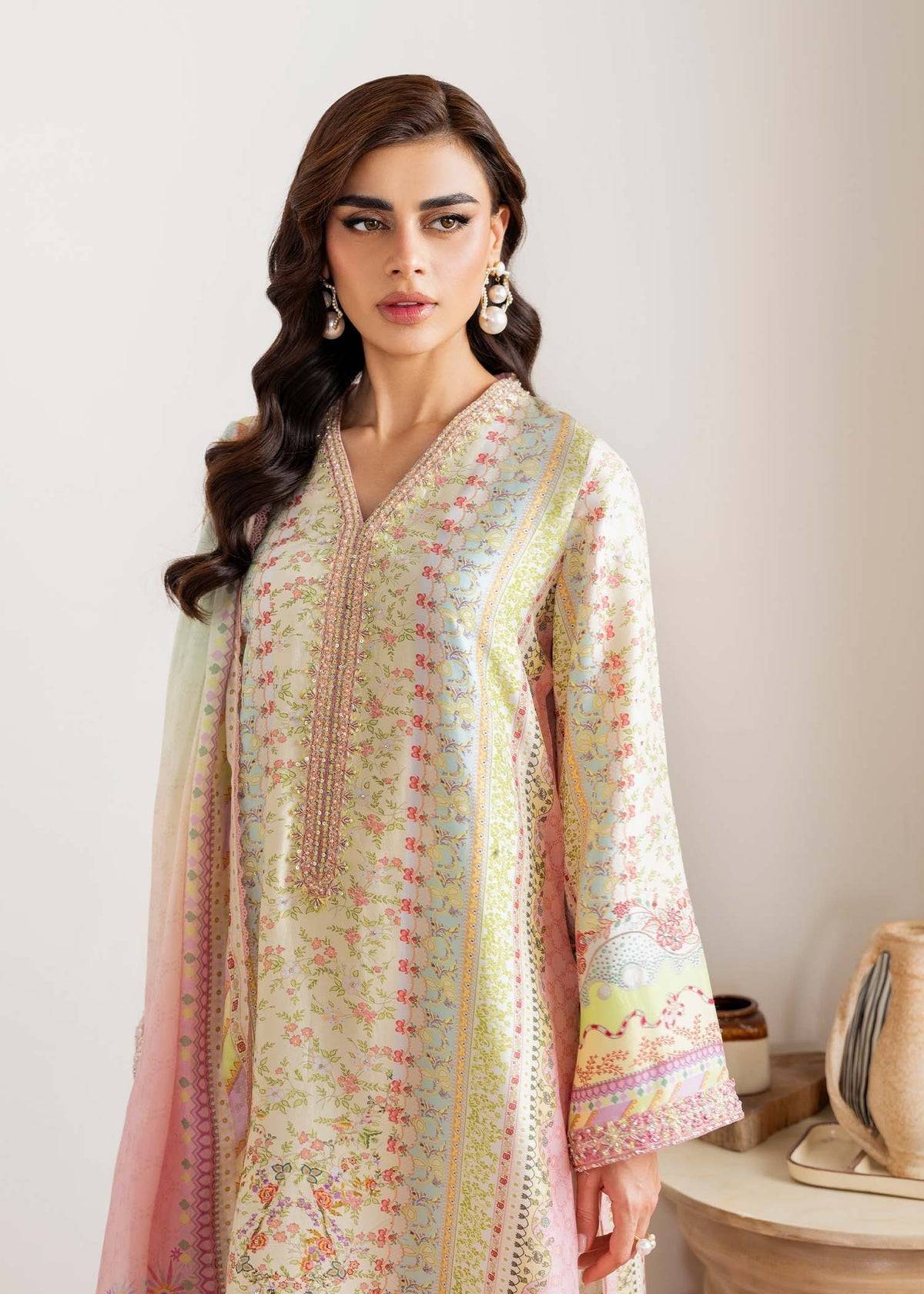 Kanwal Malik | Rosalia Silk Eid 25 | Seris - Pakistani Designer Dress - by Kanwal Malik | Type: Ladies Clothes - 100% Original at Saira Sultan