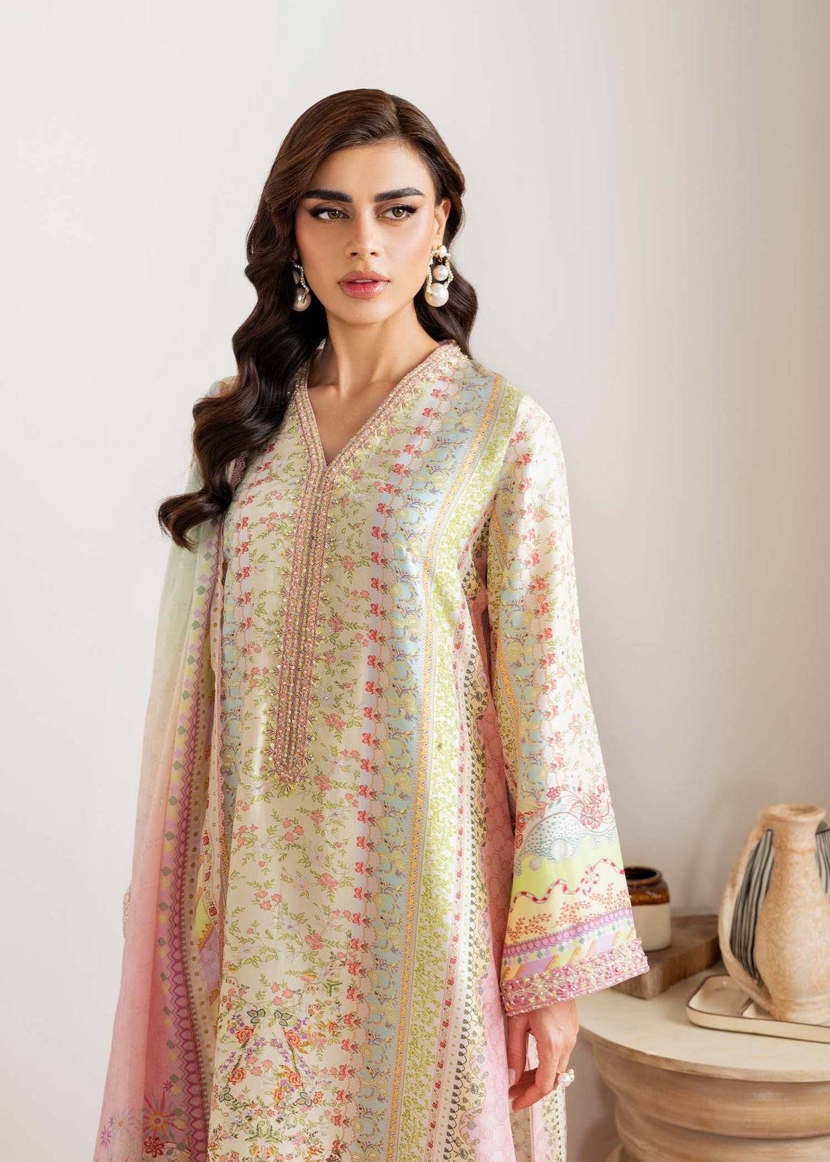 Kanwal Malik | Rosalia Silk Eid 25 | Seris - Pakistani Designer Dress - by Kanwal Malik | Type: Ladies Clothes - 100% Original at Saira Sultan