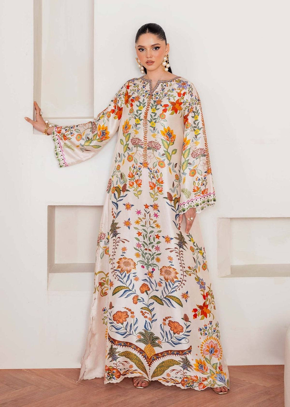 Kanwal Malik | Rosalia Silk Eid 25 | Celia - Pakistani Designer Dress - by Kanwal Malik | Type: Ladies Clothes - 100% Original at Saira Sultan