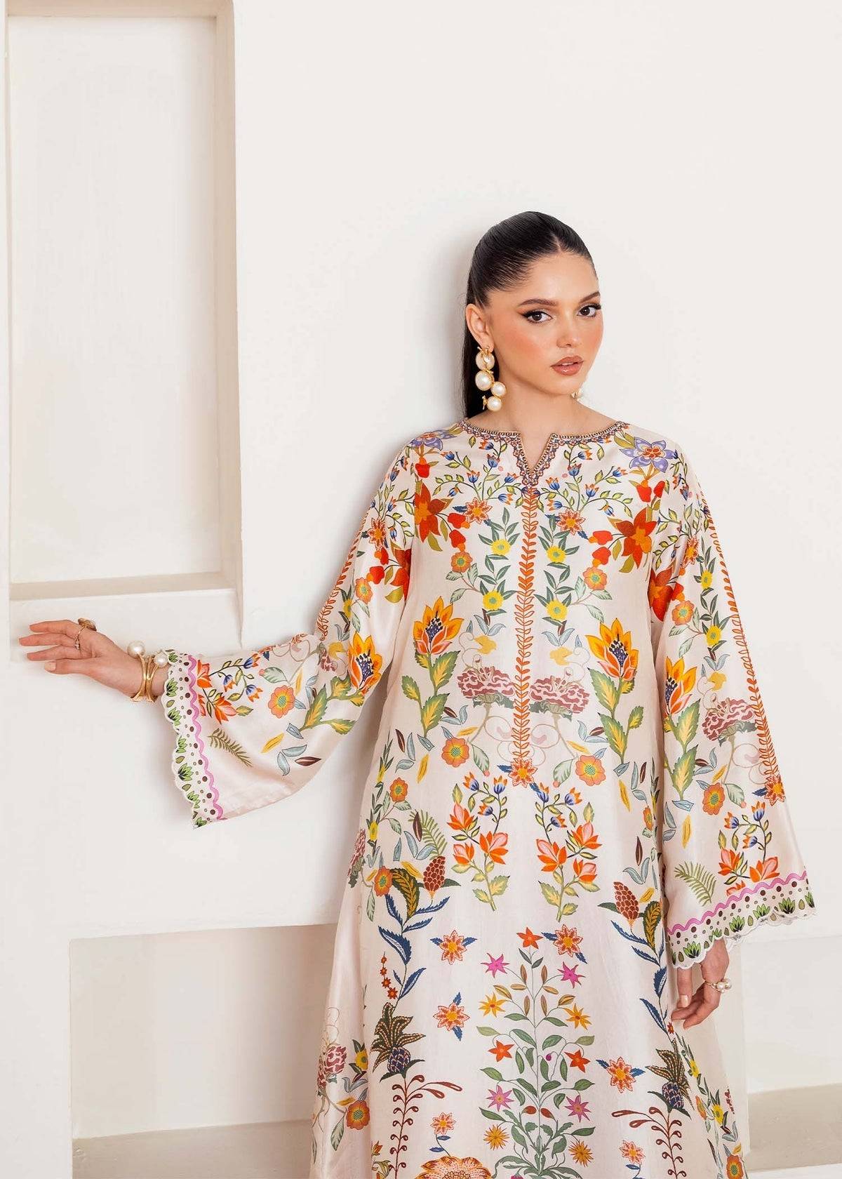 Kanwal Malik | Rosalia Silk Eid 25 | Celia - Pakistani Designer Dress - by Kanwal Malik | Type: Ladies Clothes - 100% Original at Saira Sultan