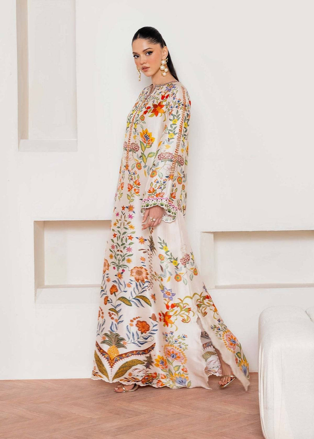 Kanwal Malik | Rosalia Silk Eid 25 | Celia - Pakistani Designer Dress - by Kanwal Malik | Type: Ladies Clothes - 100% Original at Saira Sultan