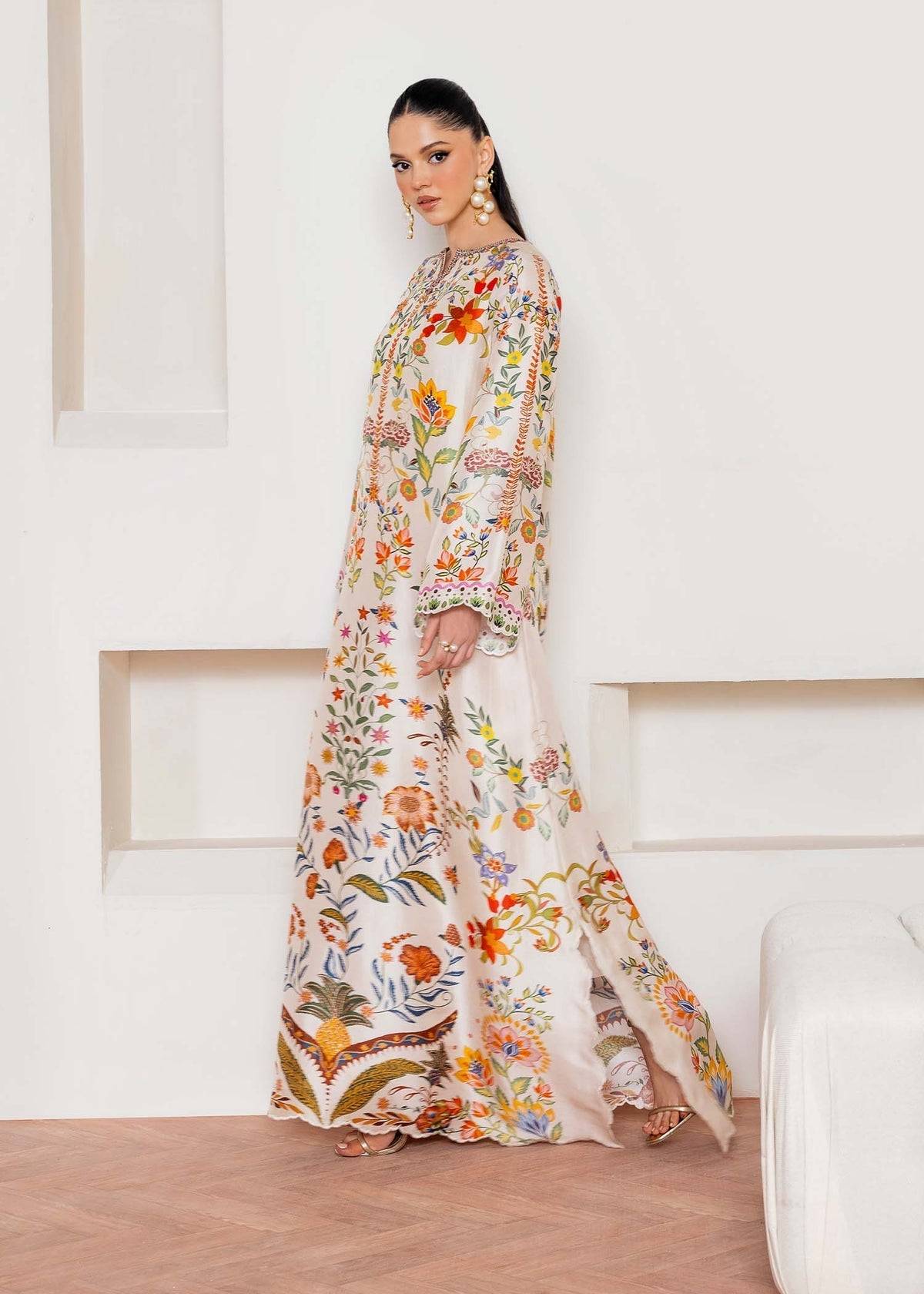 Kanwal Malik | Rosalia Silk Eid 25 | Celia - Pakistani Designer Dress - by Kanwal Malik | Type: Ladies Clothes - 100% Original at Saira Sultan