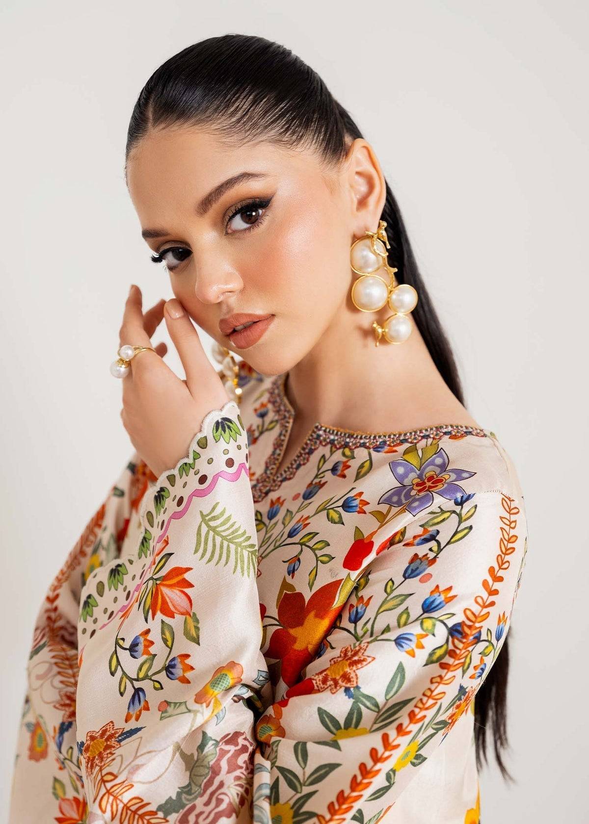 Kanwal Malik | Rosalia Silk Eid 25 | Celia - Pakistani Designer Dress - by Kanwal Malik | Type: Ladies Clothes - 100% Original at Saira Sultan