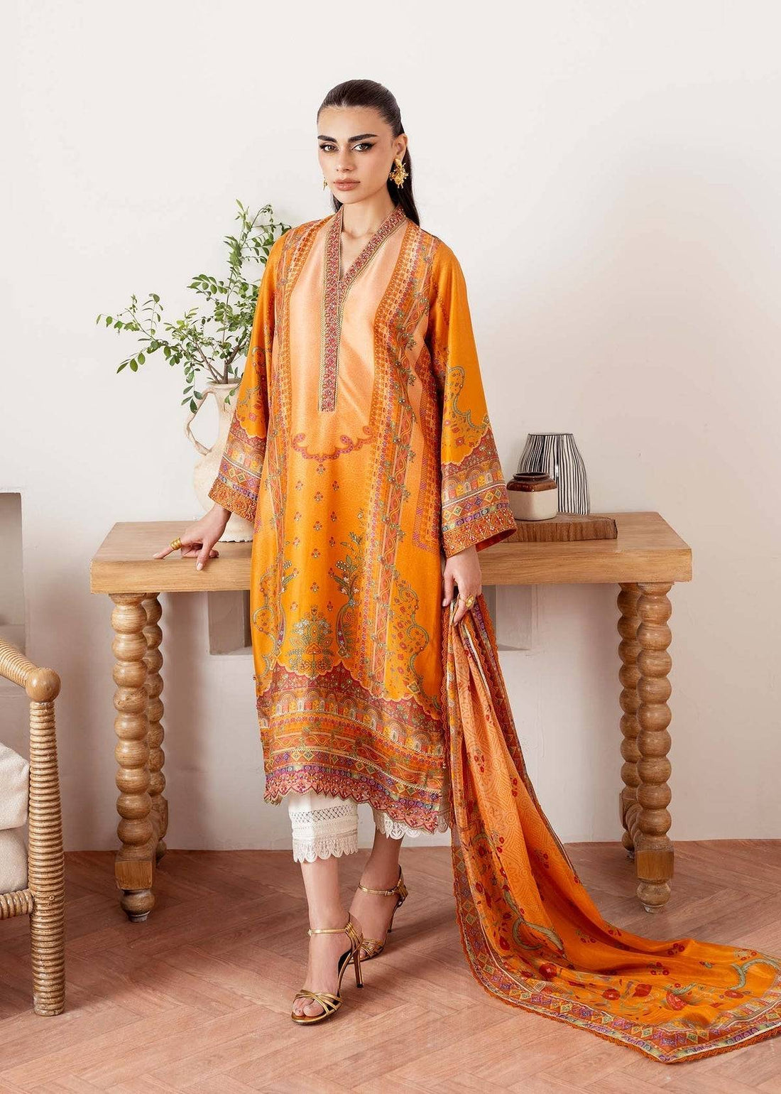 Kanwal Malik | Rosalia Silk Eid 25 | Kira - Pakistani Designer Dress - by Kanwal Malik | Type: Ladies Clothes - 100% Original at Saira Sultan