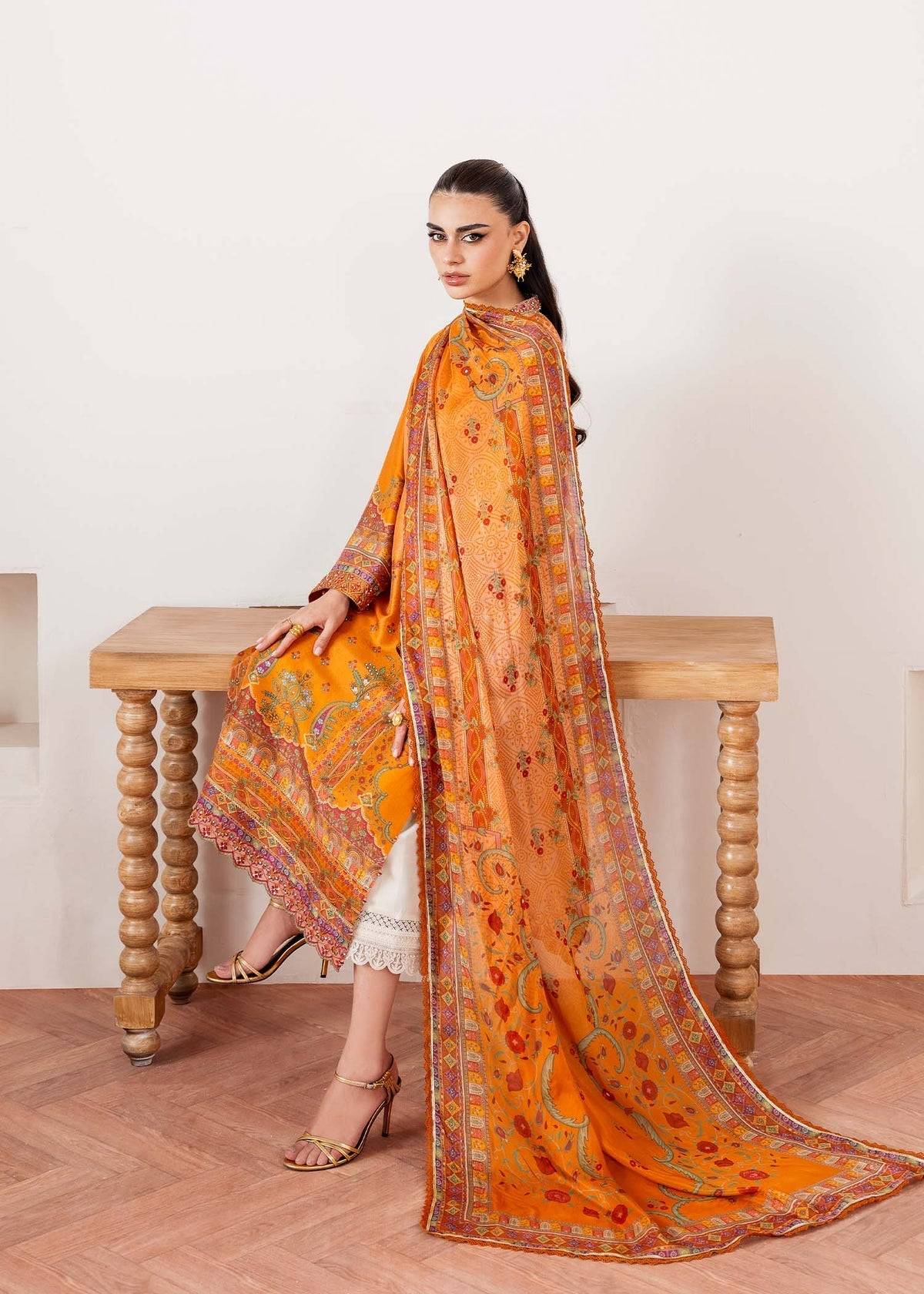 Kanwal Malik | Rosalia Silk Eid 25 | Kira - Pakistani Designer Dress - by Kanwal Malik | Type: Ladies Clothes - 100% Original at Saira Sultan