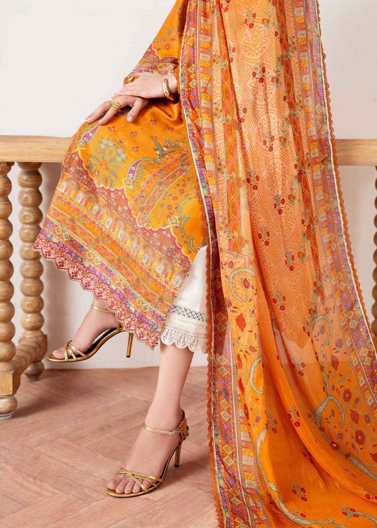 Kanwal Malik | Rosalia Silk Eid 25 | Kira - Pakistani Designer Dress - by Kanwal Malik | Type: Ladies Clothes - 100% Original at Saira Sultan