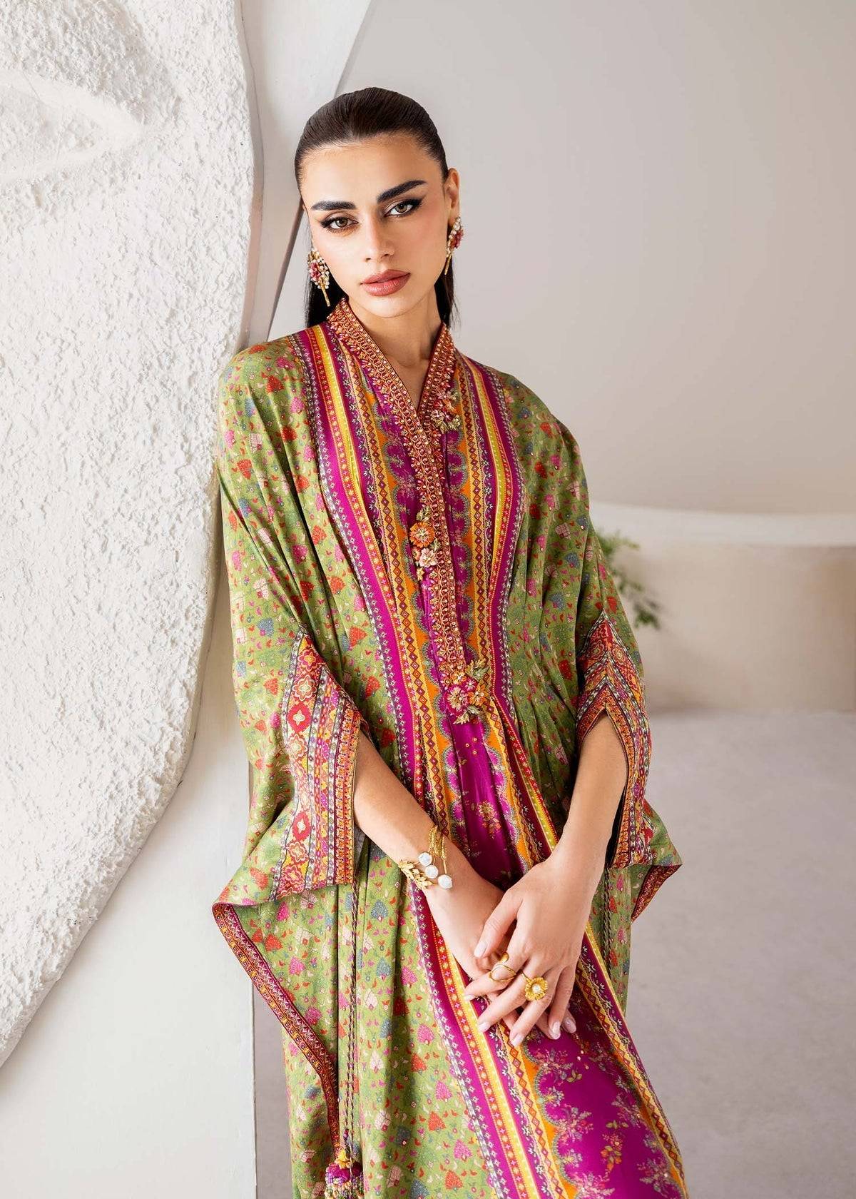 Kanwal Malik | Rosalia Silk Eid 25 | Deja - Pakistani Designer Dress - by Kanwal Malik | Type: Ladies Clothes - 100% Original at Saira Sultan