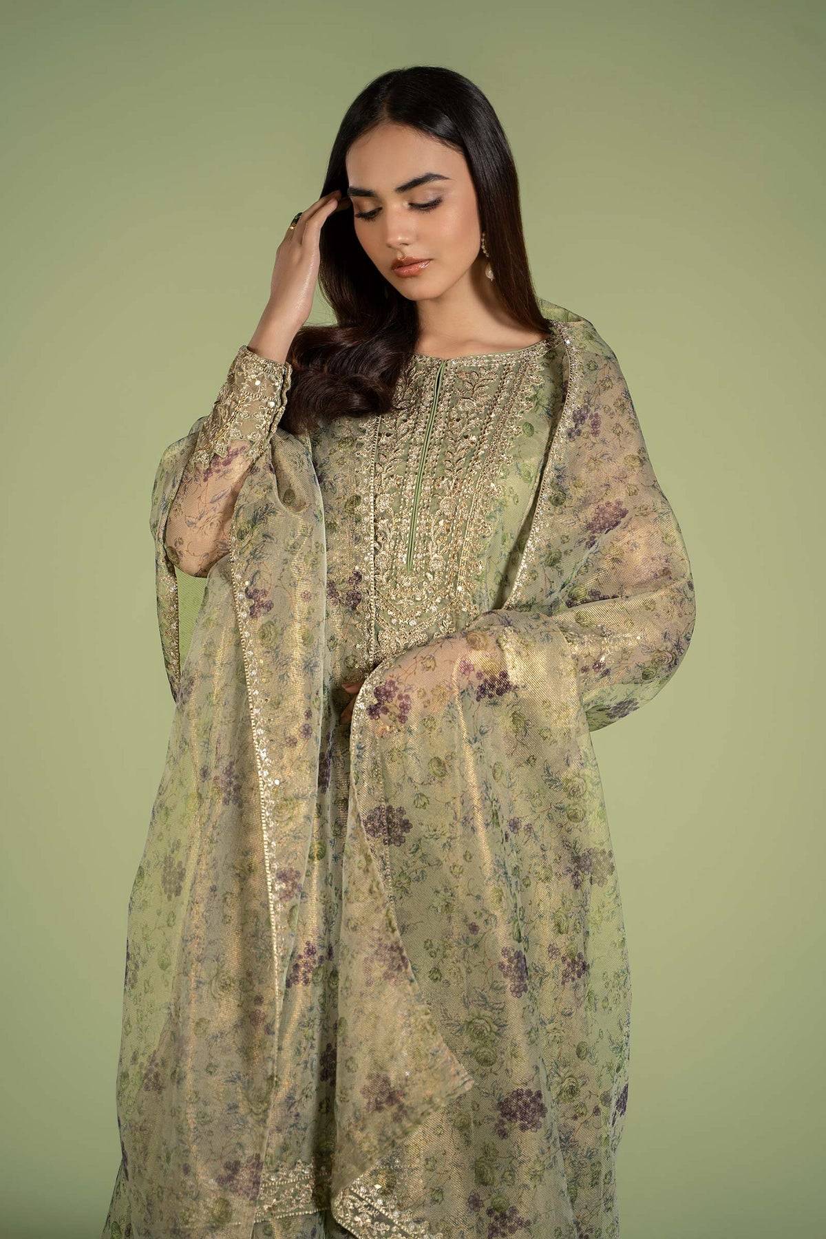 Maria B | Casual Pret 2024 | DW-EF24-65 - Pakistani Designer Dress - by Maria B | Type: Casuals - 100% Original at Saira Sultan