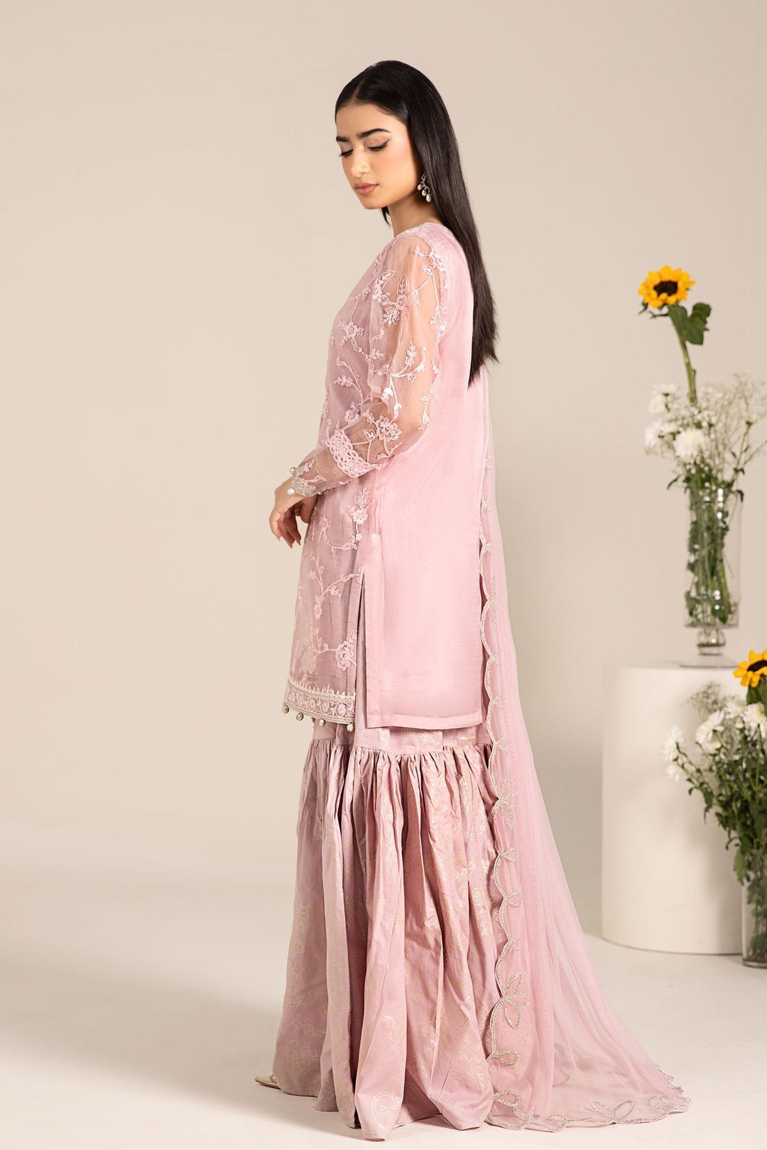 Maria B | Casual Pret 25 | DW-EF25-17 XS Lilac Organza