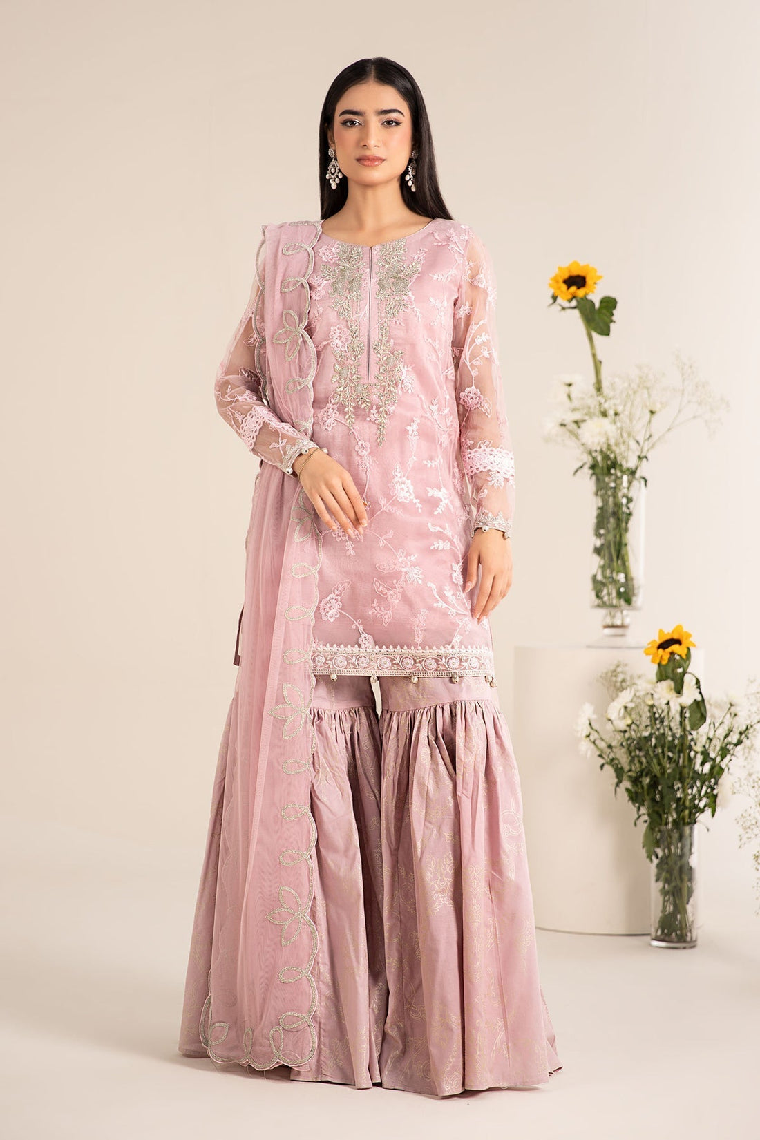 Maria B | Casual Pret 25 | DW-EF25-17 XS Lilac Organza