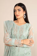 Maria B | Casual Pret 25 | DW-EF25-17 M Mint Green Organza