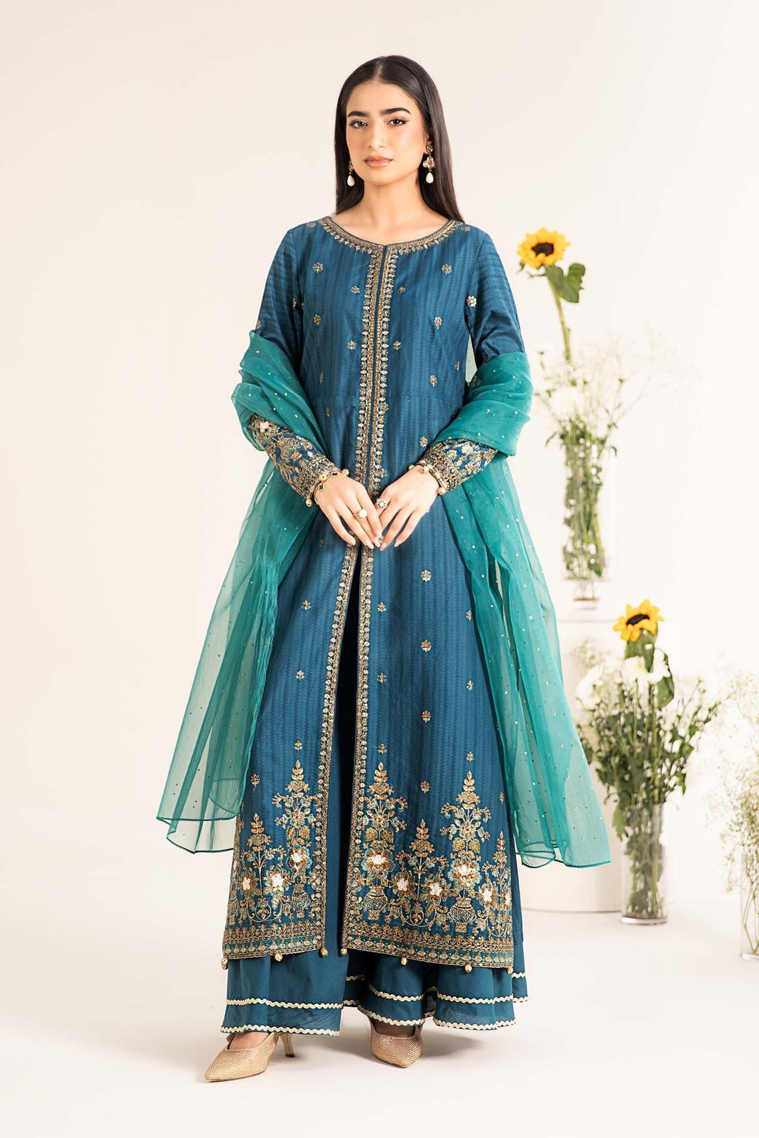 Maria B | Casual Pret 25 | DW-EF25-21 XS Blue Lawn