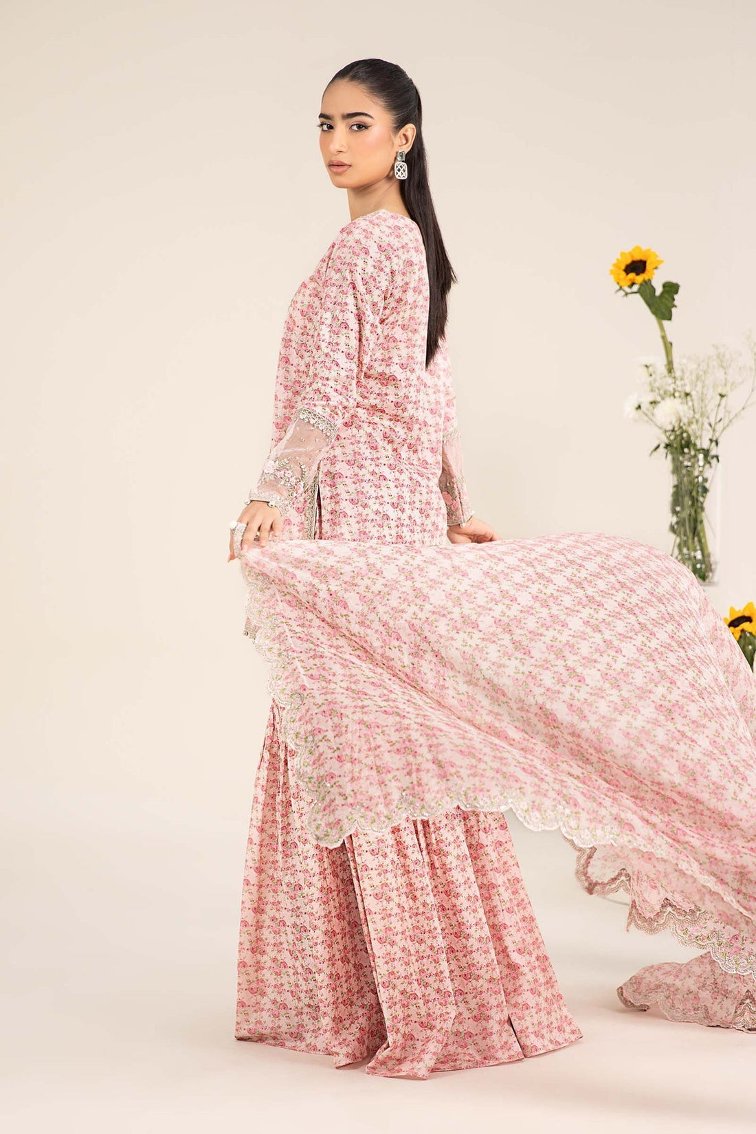 Maria B | Casual Pret 25 | DW-EF25-50 XS Pink Lawn